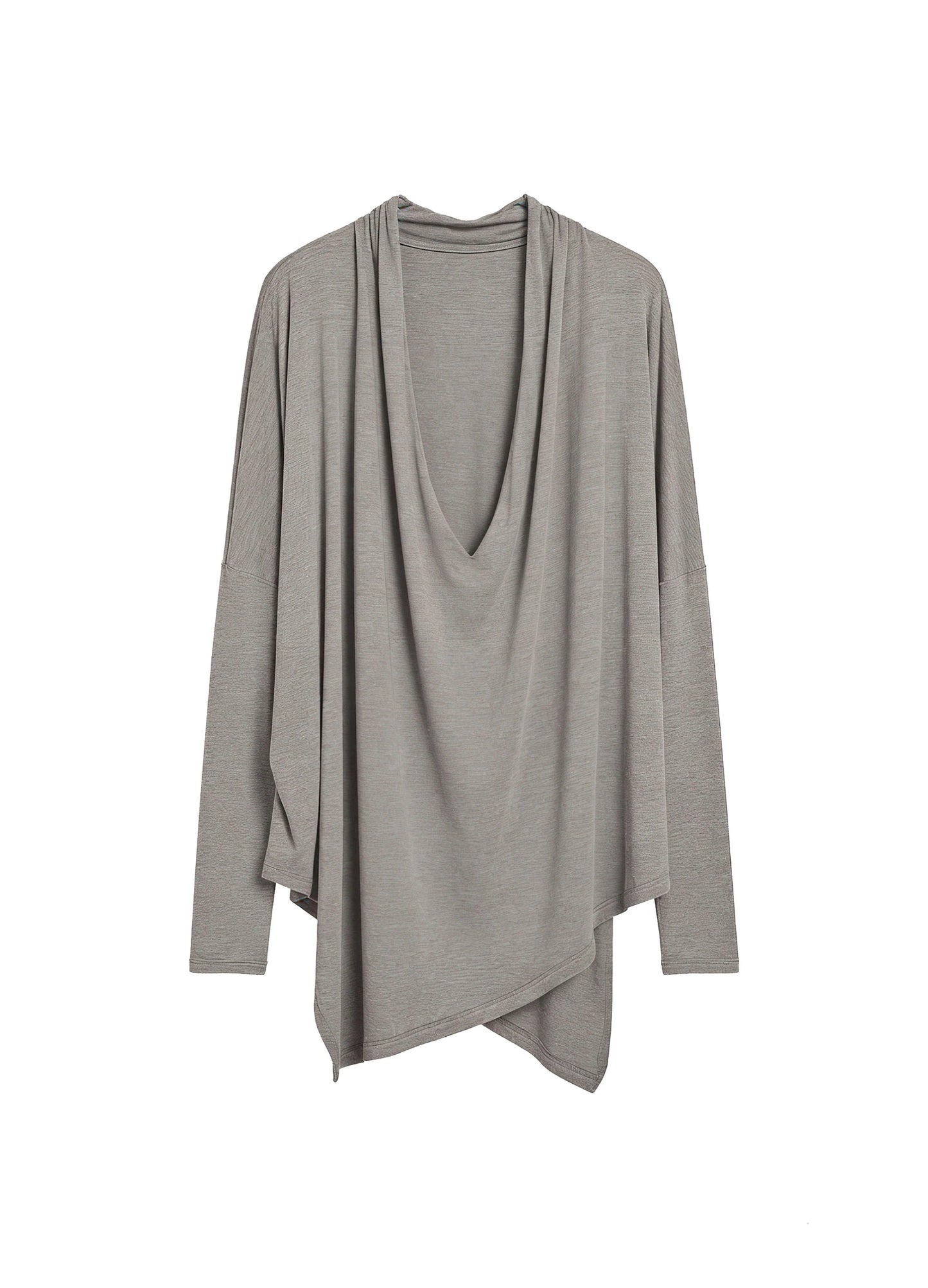 Draped Asymmetric Blouse