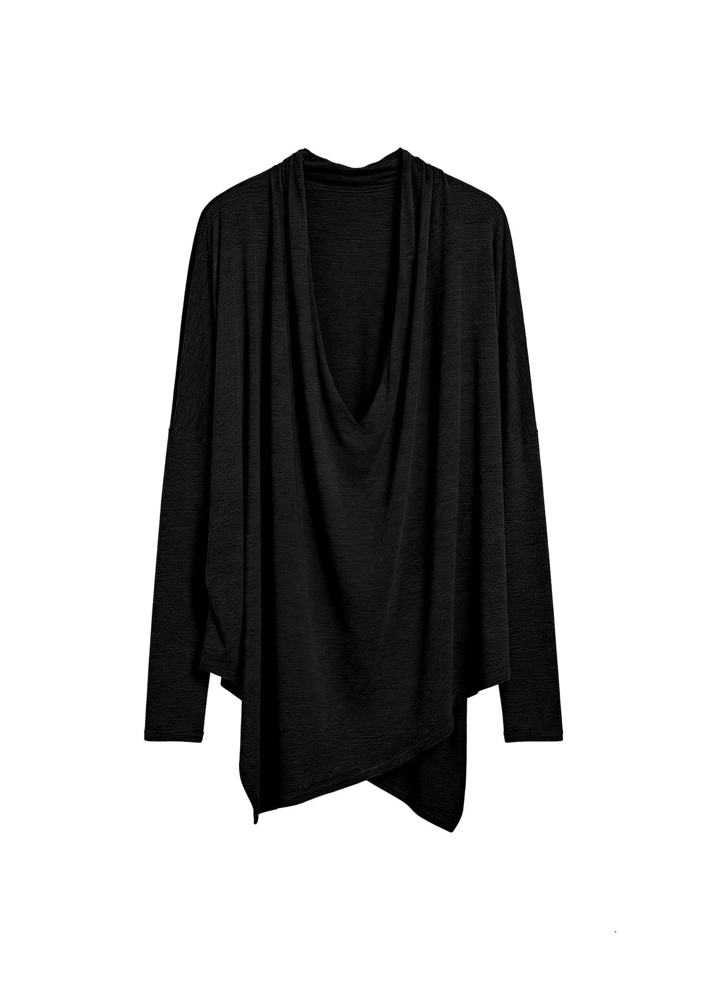 Draped Asymmetric Blouse