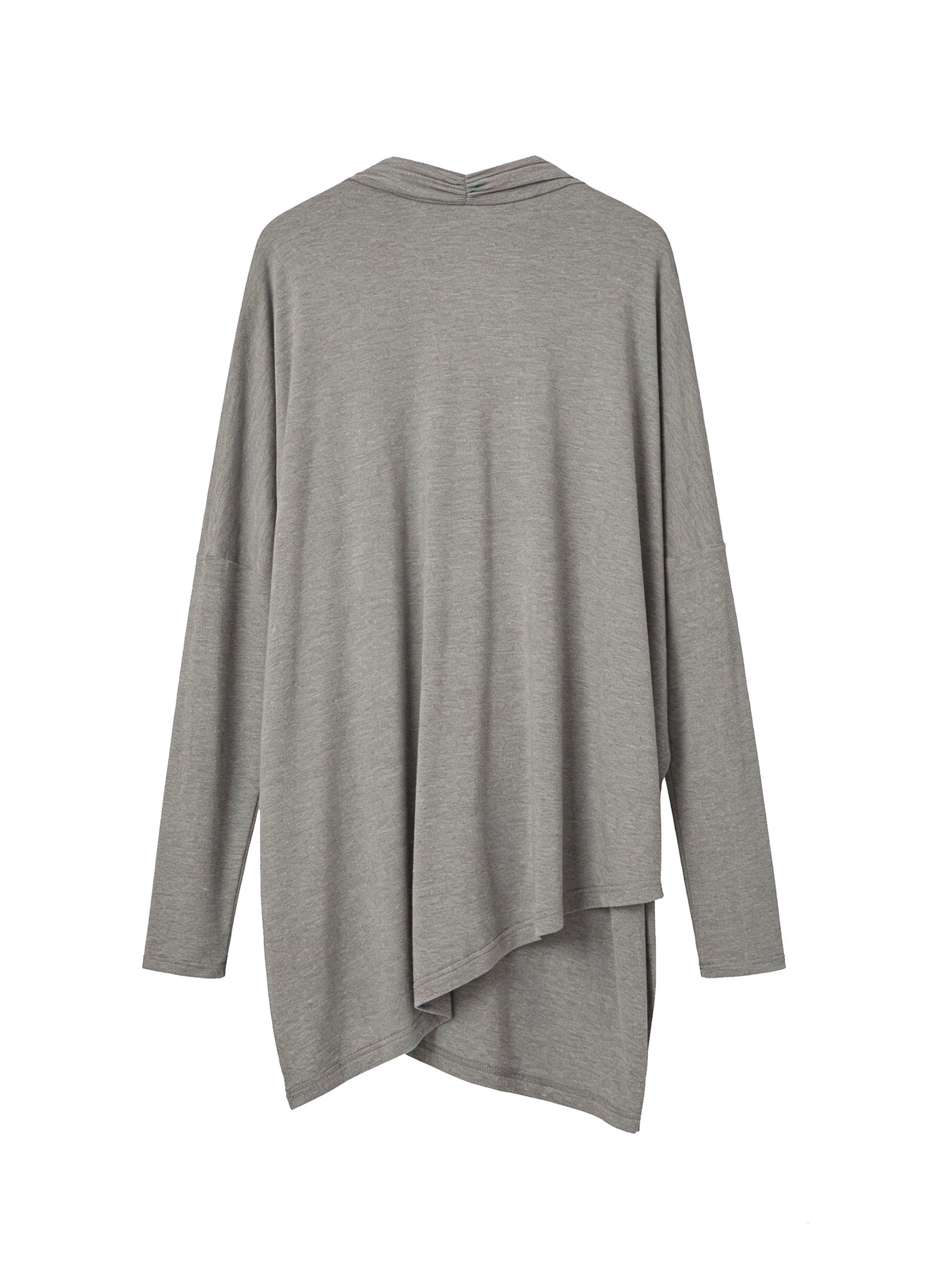 Draped Asymmetric Blouse