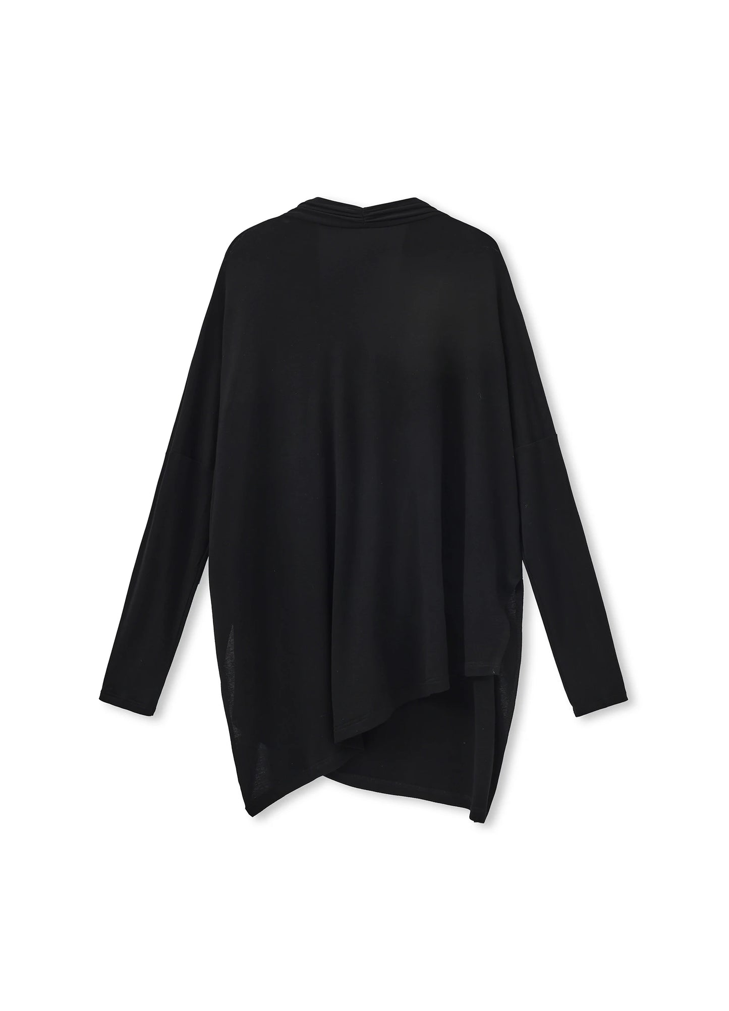 Draped Asymmetric Blouse
