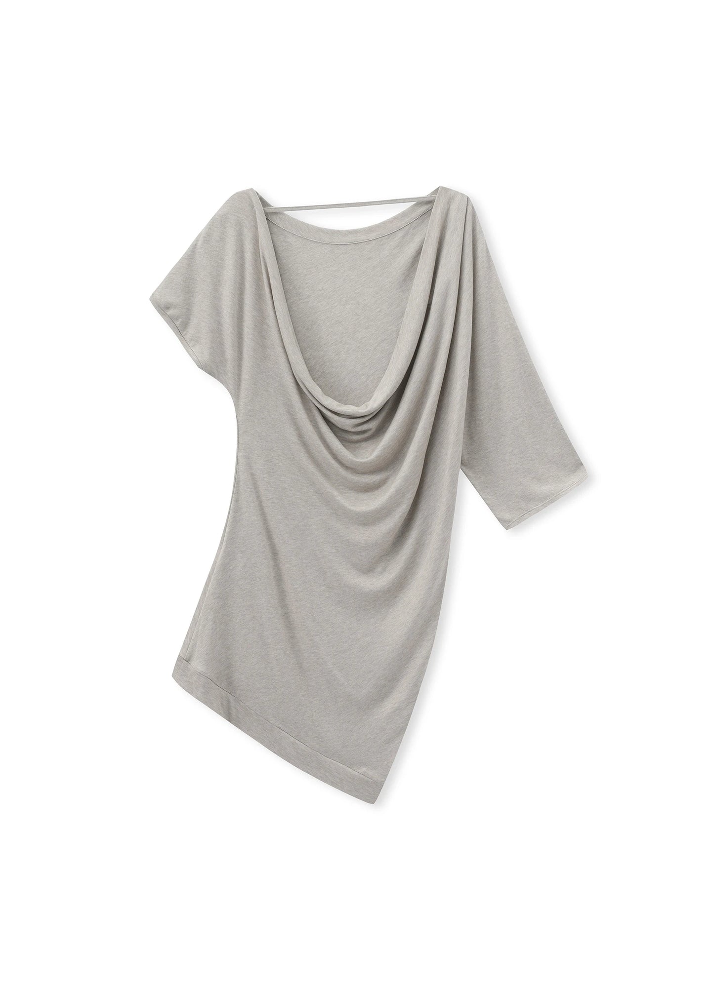 Draped Backless Top