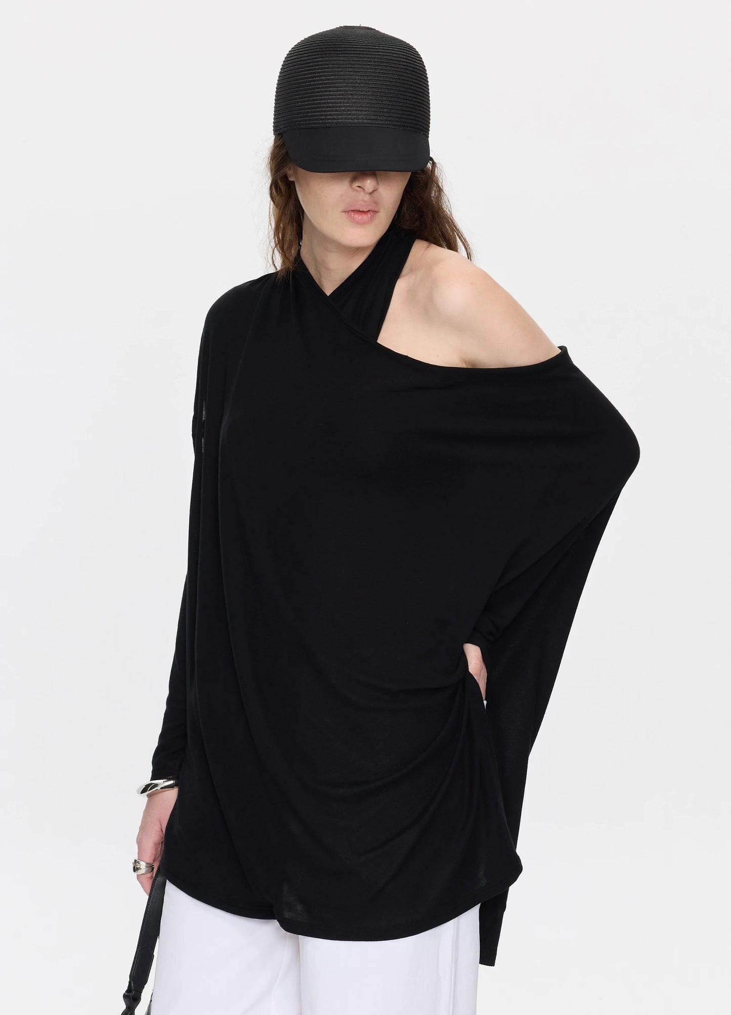 Draped Halter Top