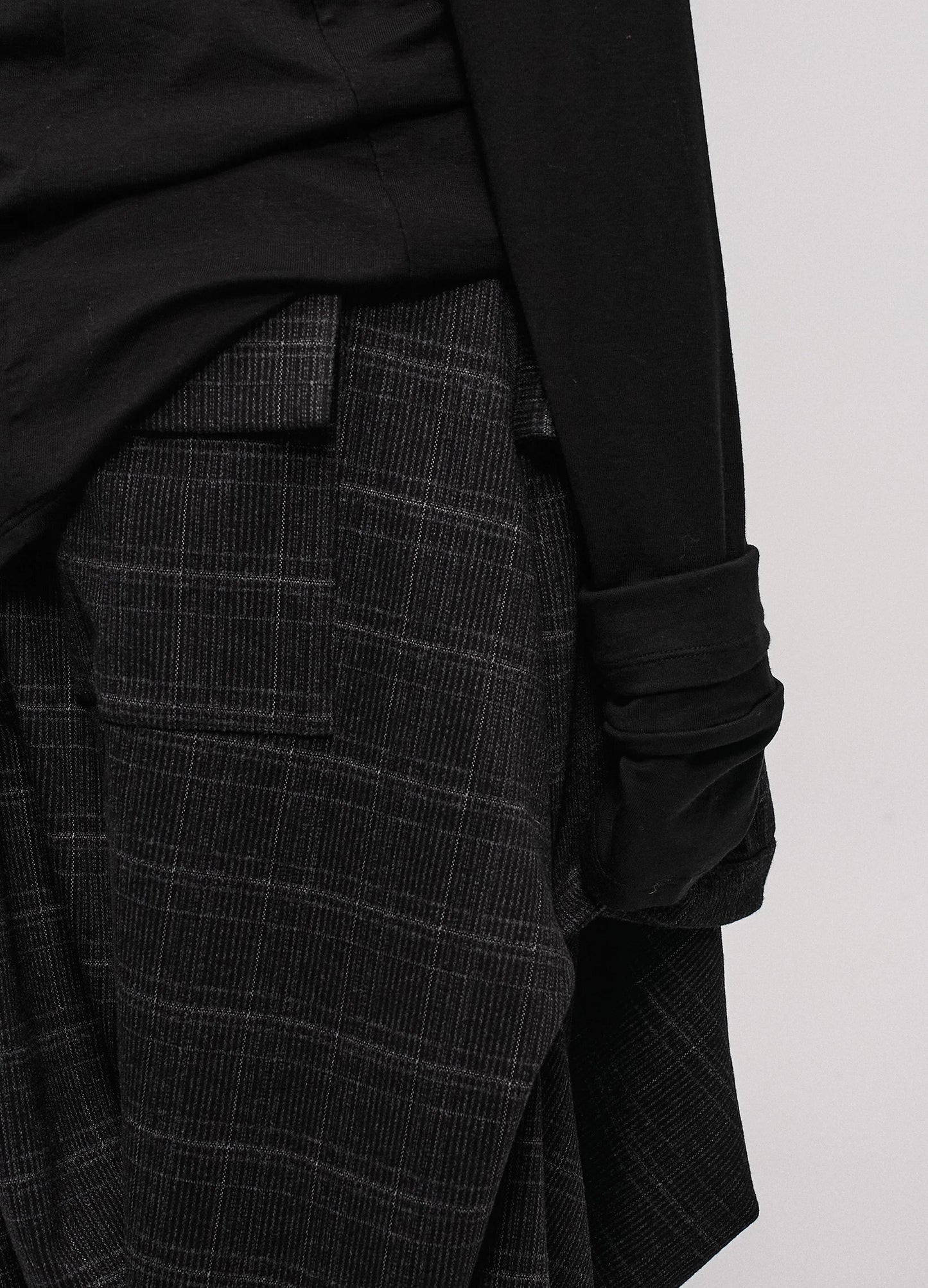 Draped Sleeve Knit