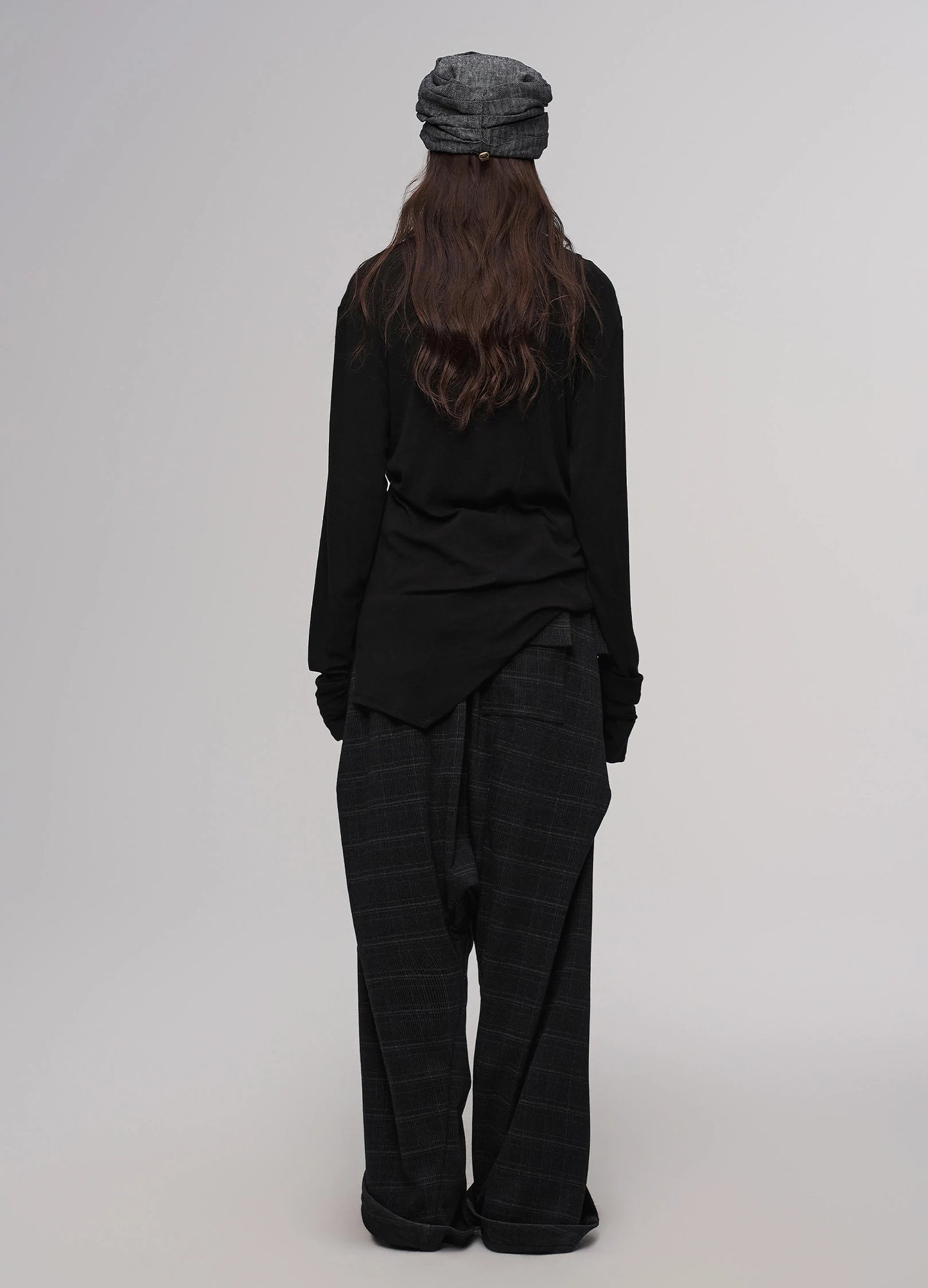 Draped Sleeve Knit