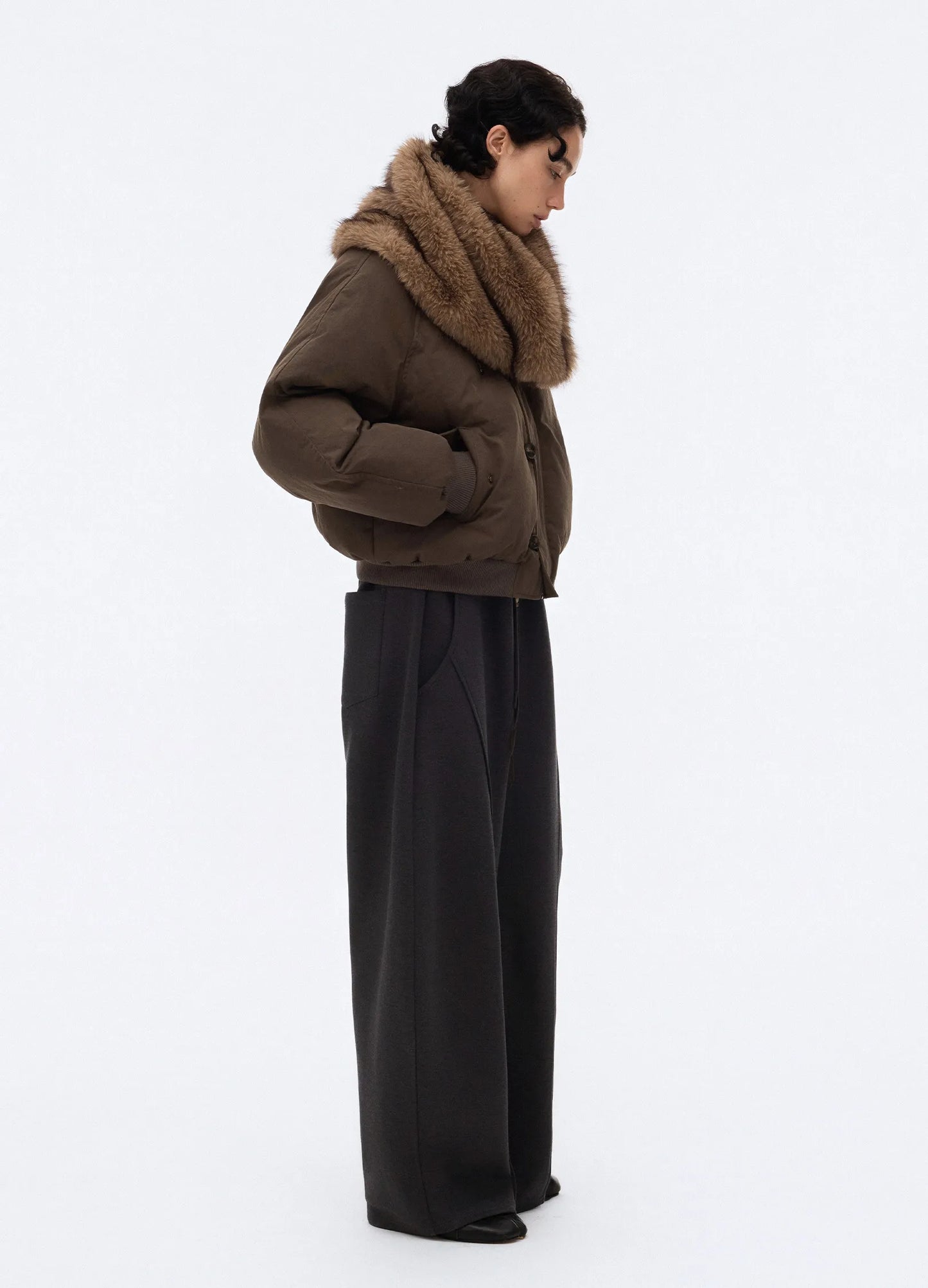 Drawstring Knit Trousers