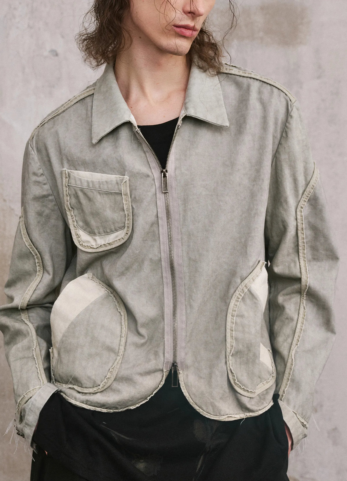 Dual Patchwork Jacket