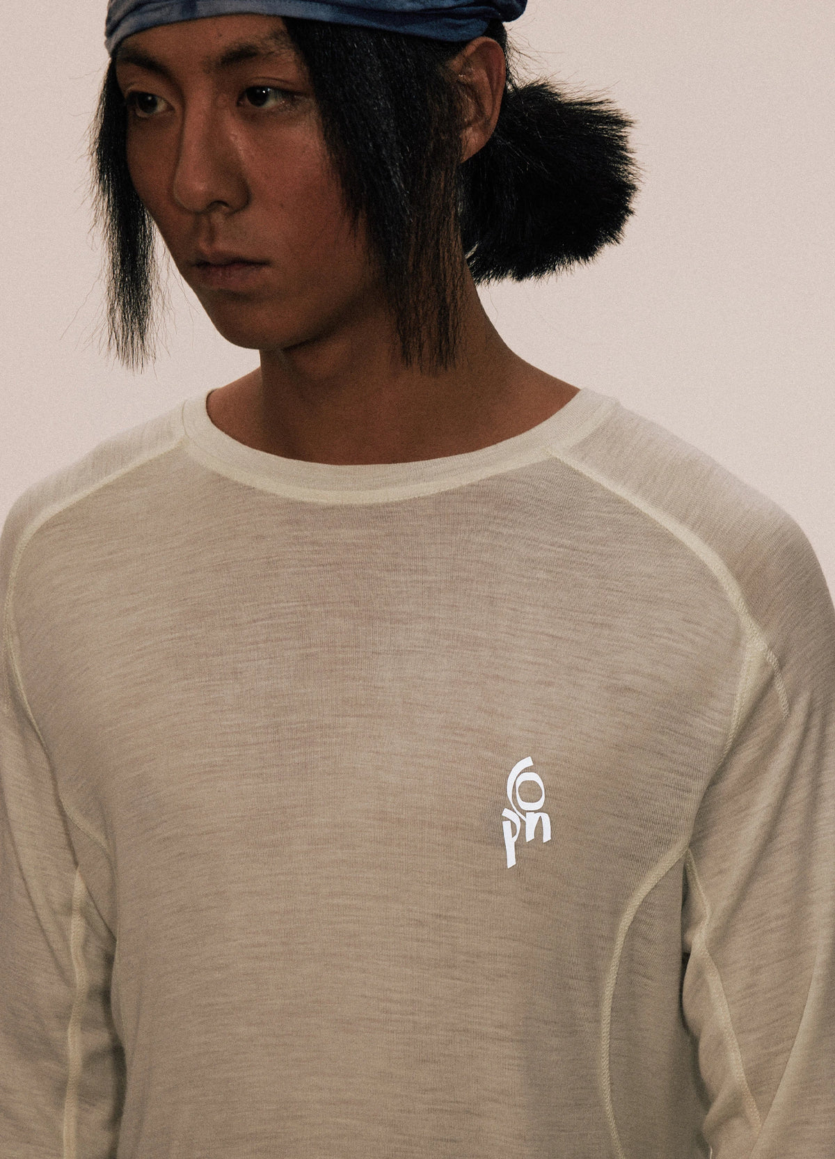 Echo Wool Tee Cream