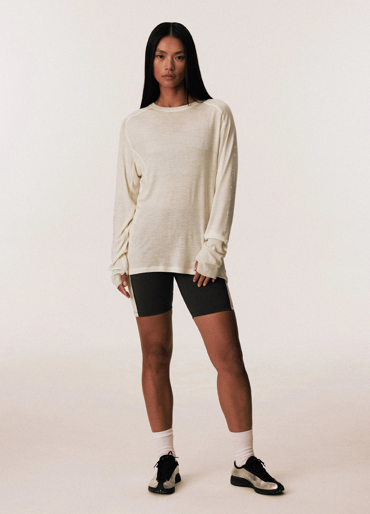 Echo Wool Tee Cream