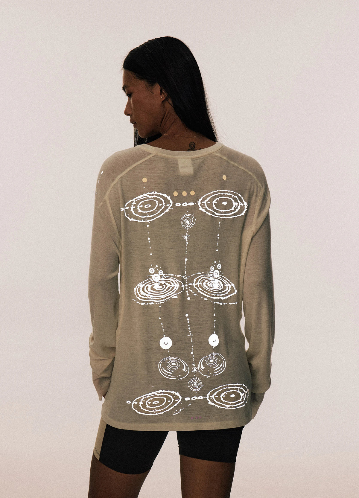 Echo Wool Tee Cream