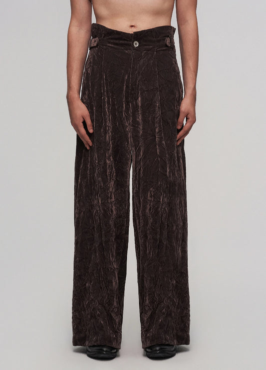 Espresso Velvet Trousers