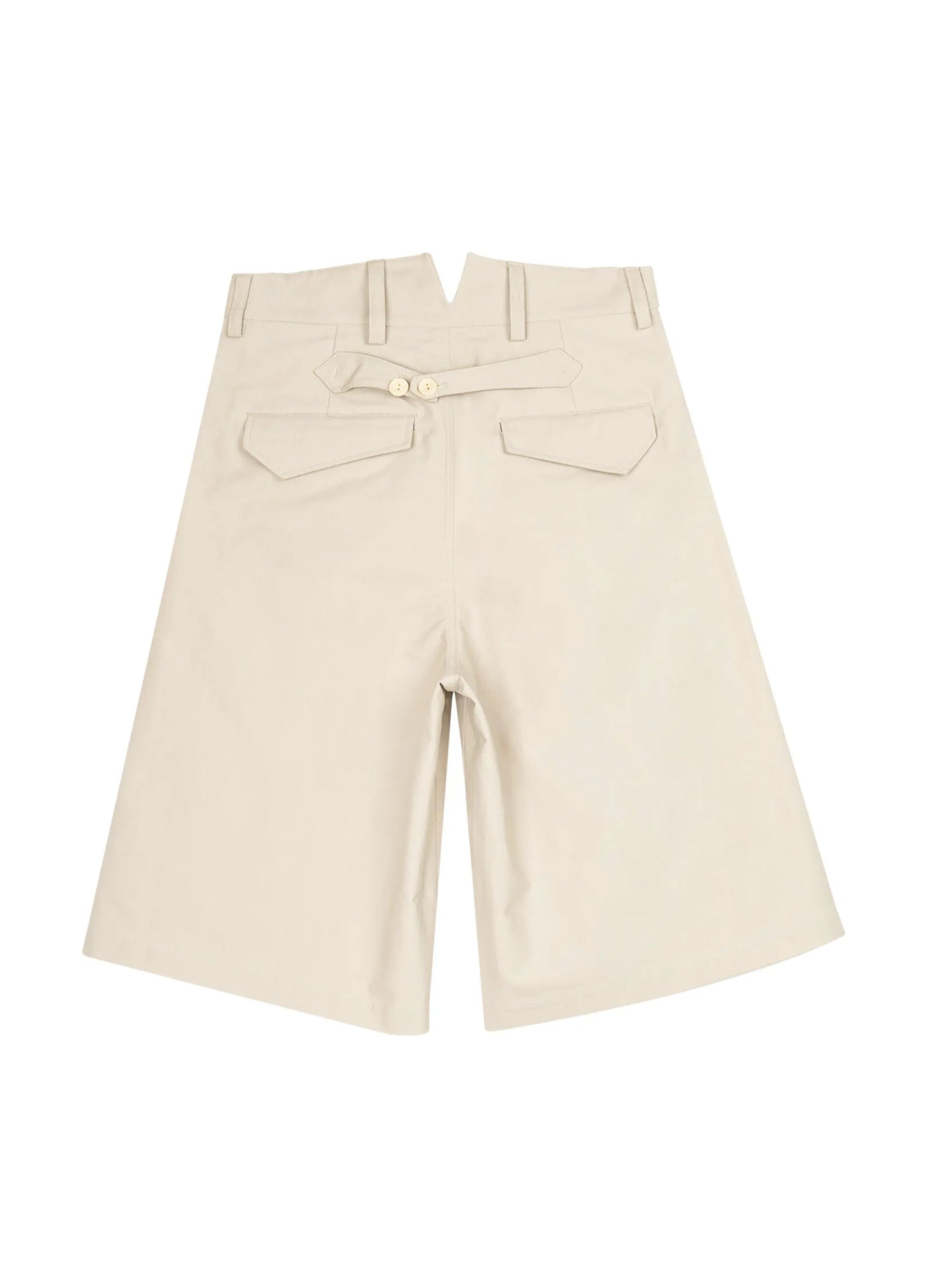 Extended Pleated Shorts