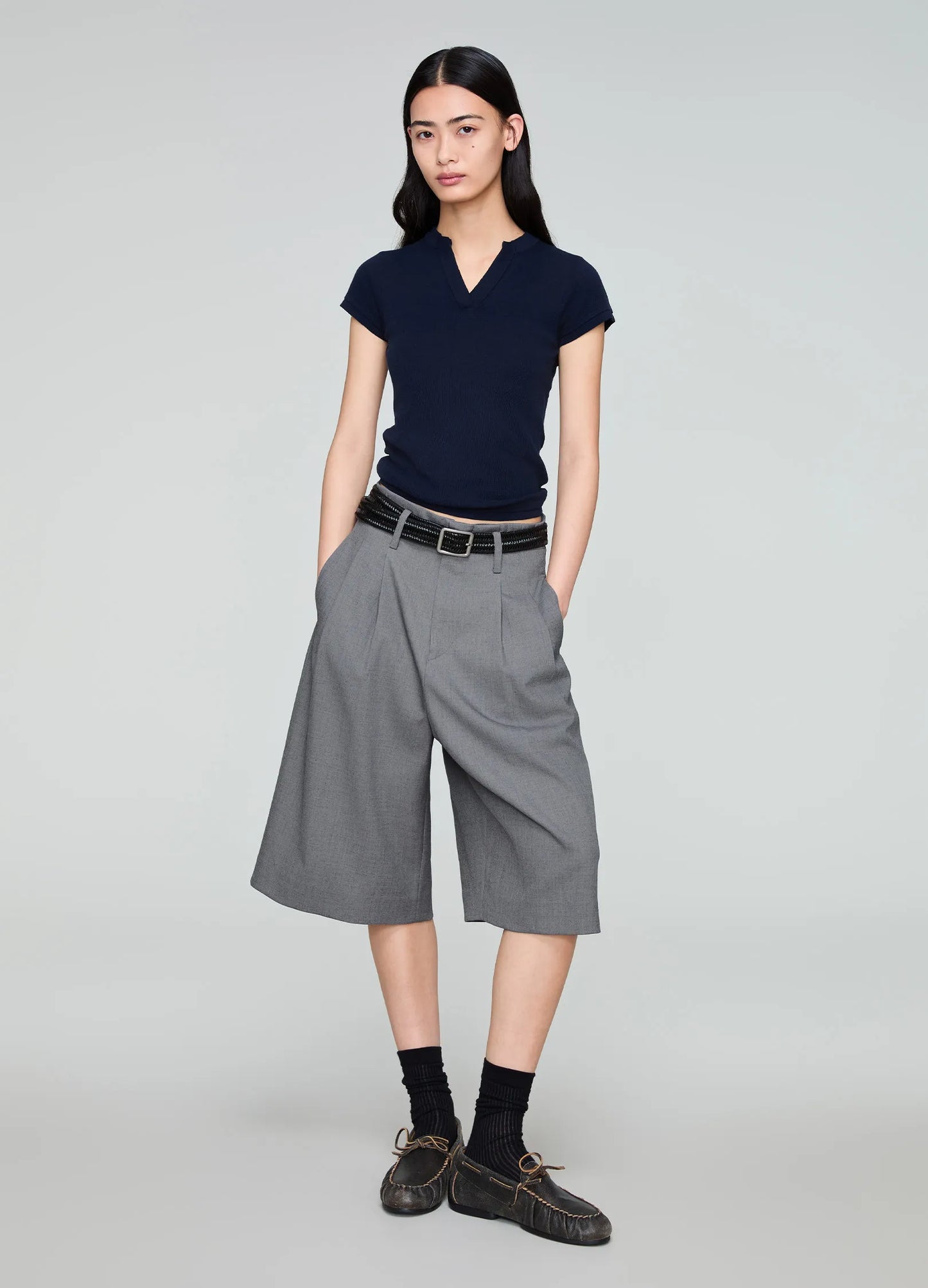 Extended Suit Shorts