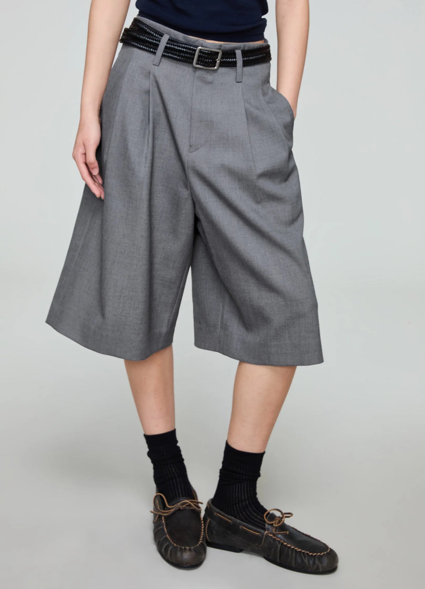 Extended Suit Shorts