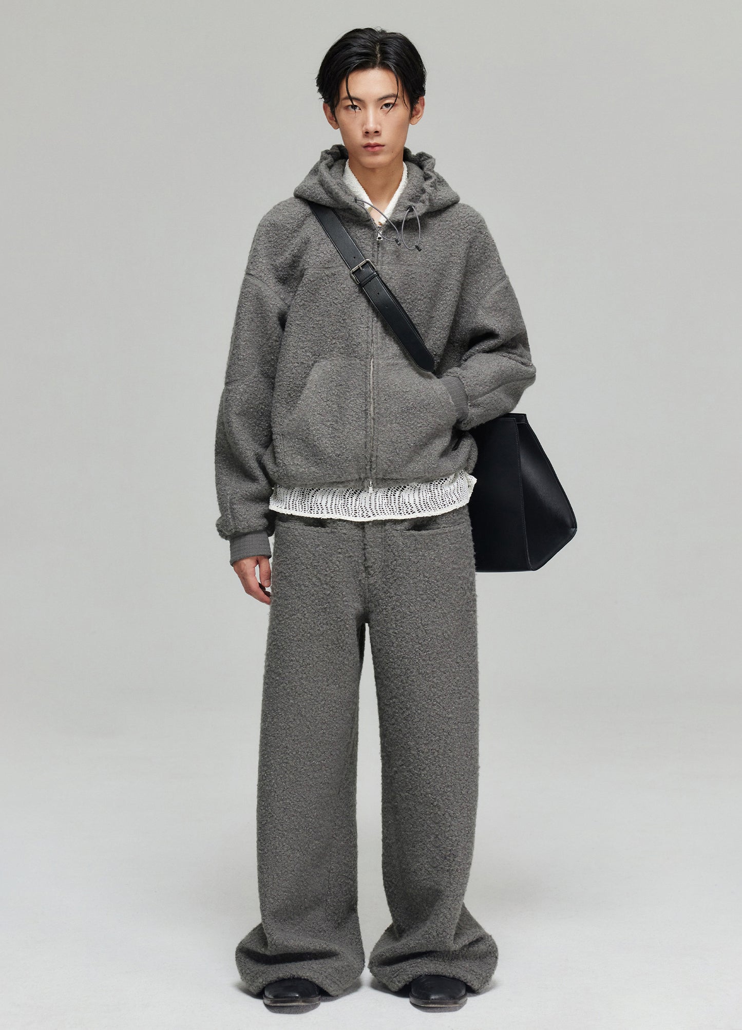 Fleece Wide Leg Trousers