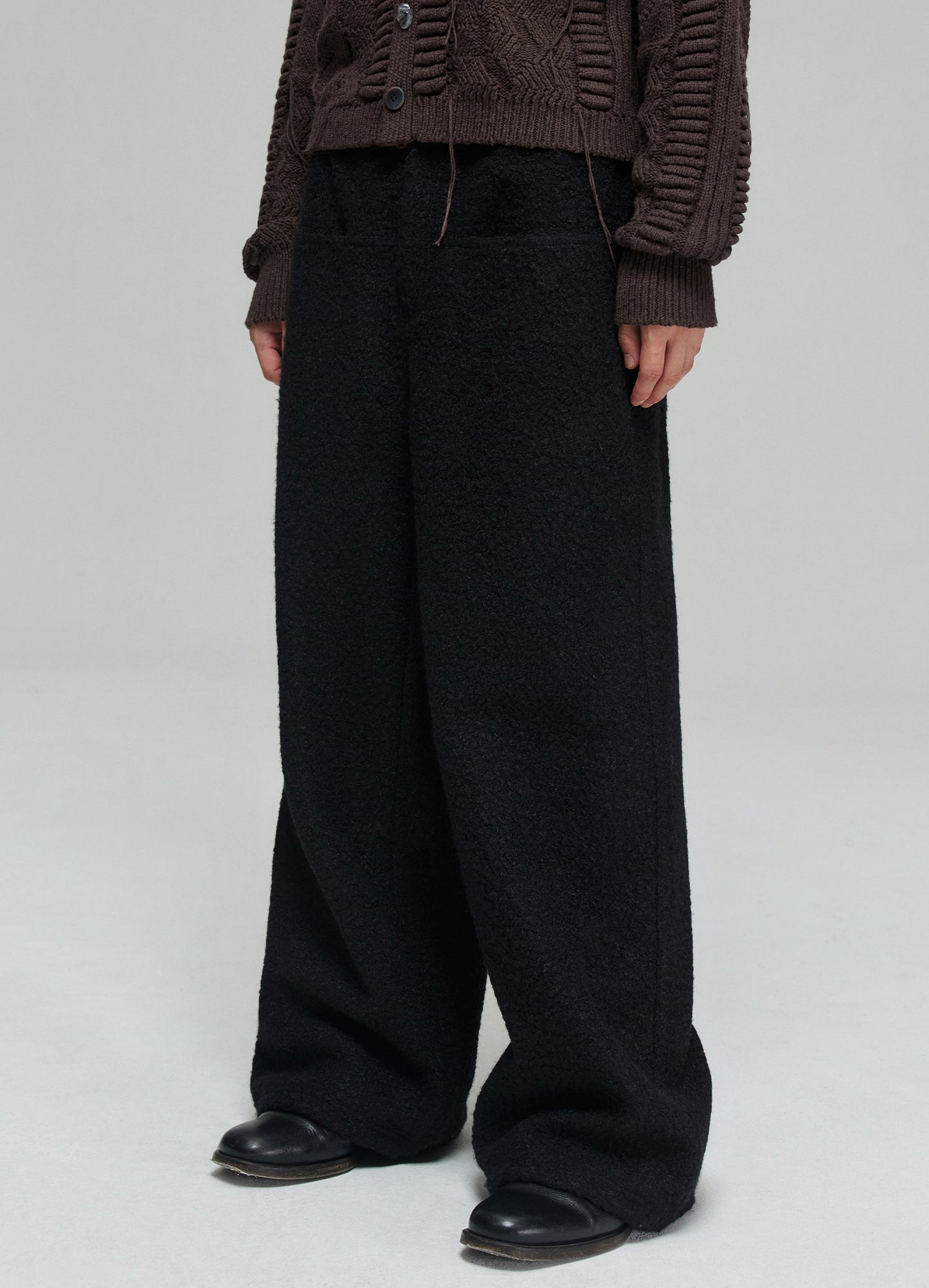 Fleece Wide Leg Trousers