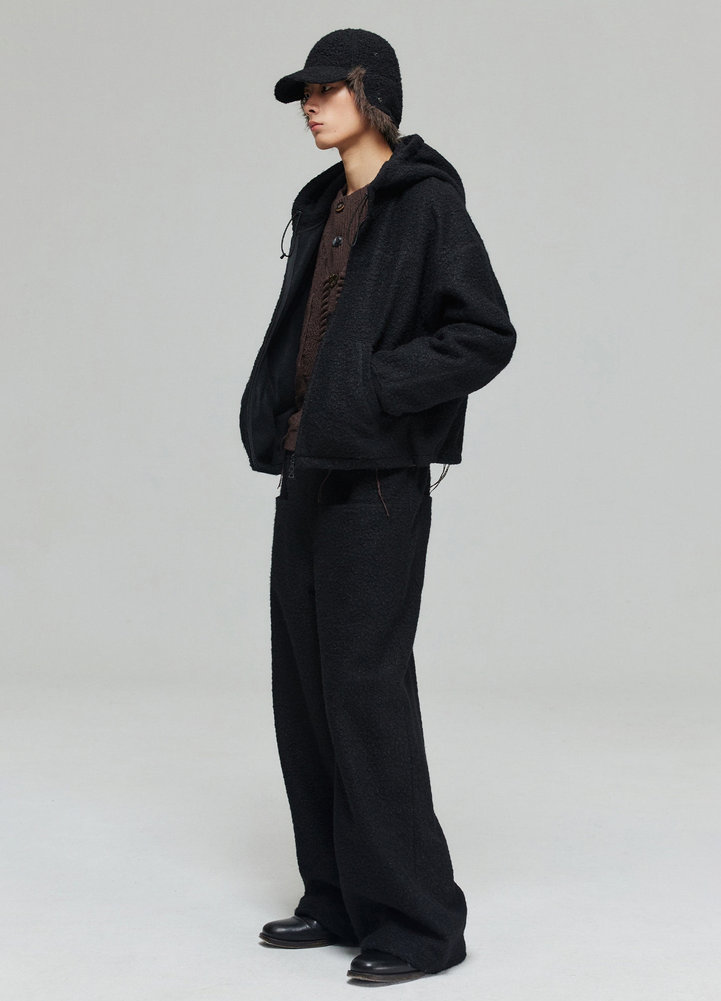 Fleece Wide Leg Trousers