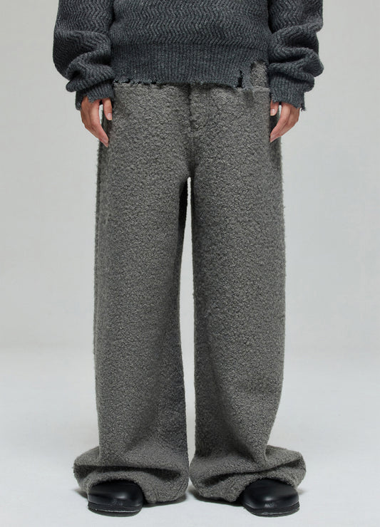 Fleece Wide Leg Trousers