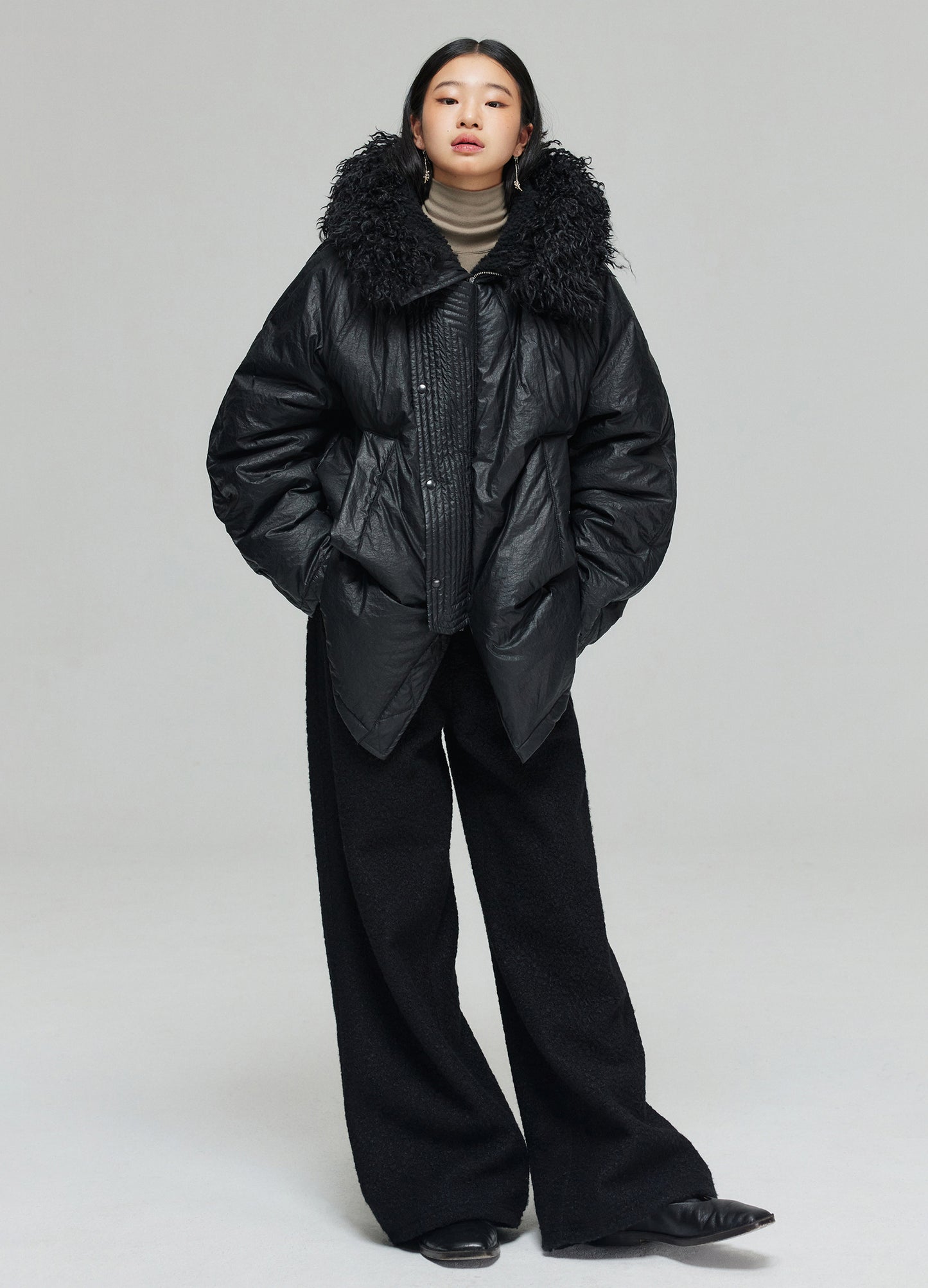 Fleece Wide Leg Trousers