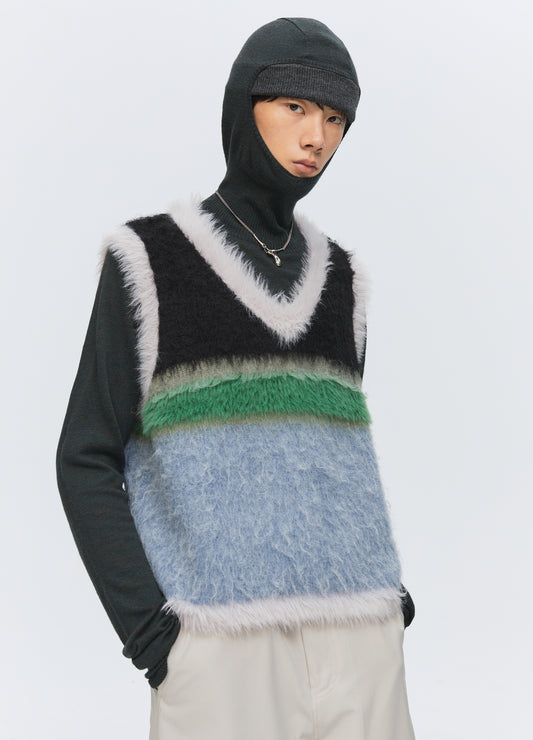 Fuzz Sweater Vest