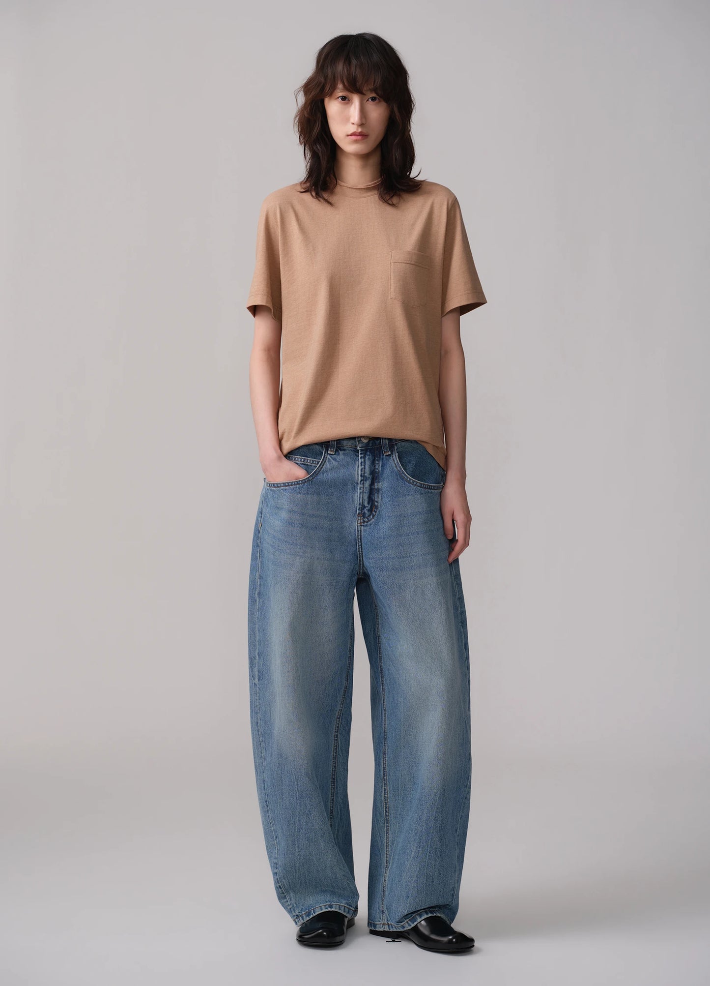 Faded Wide Denims
