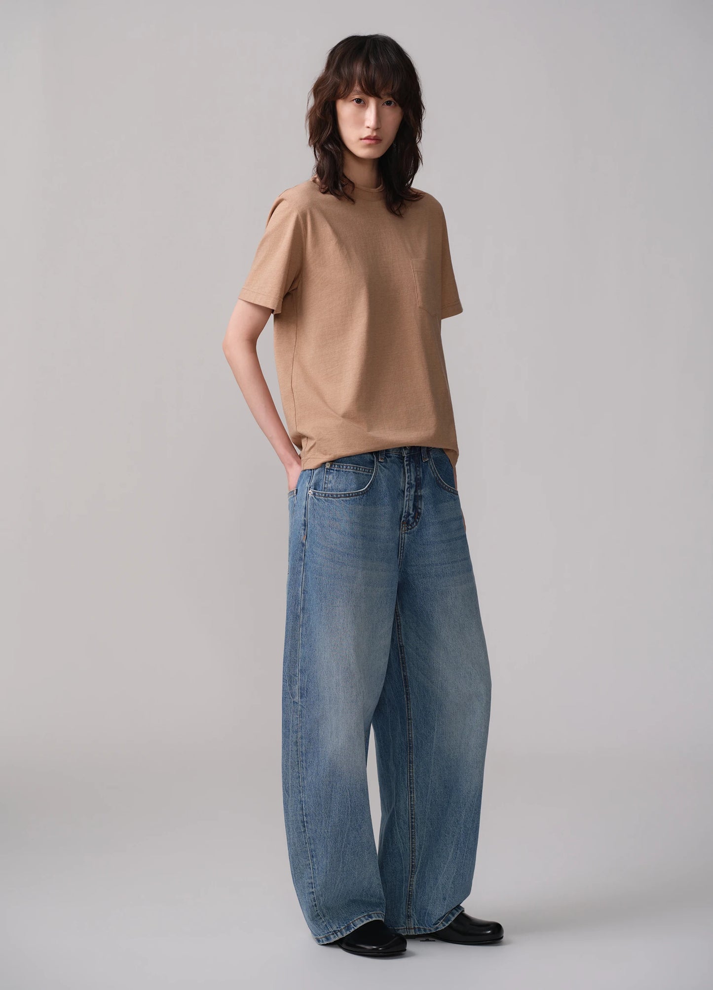 Faded Wide Denims