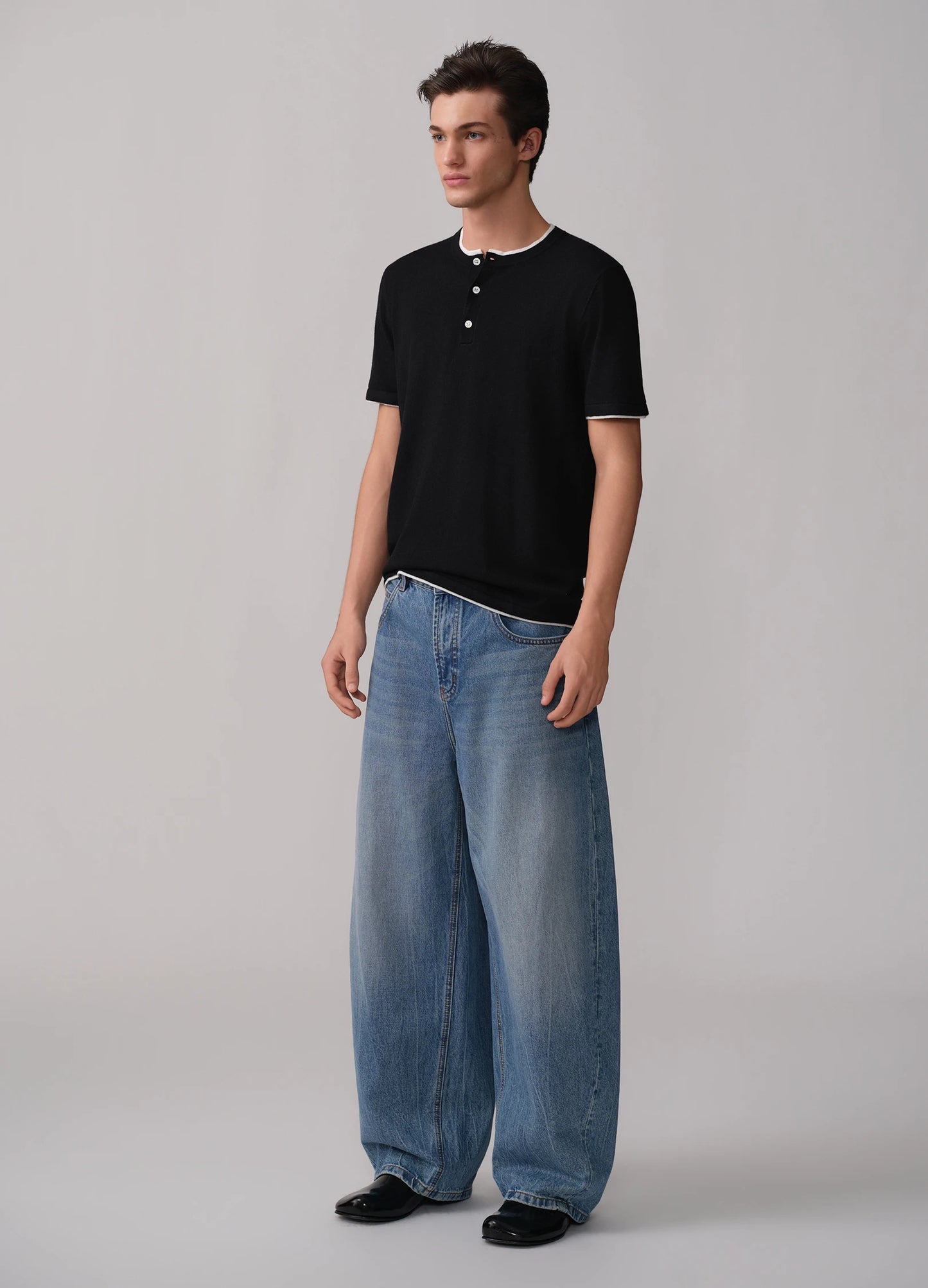 Faded Wide Denims