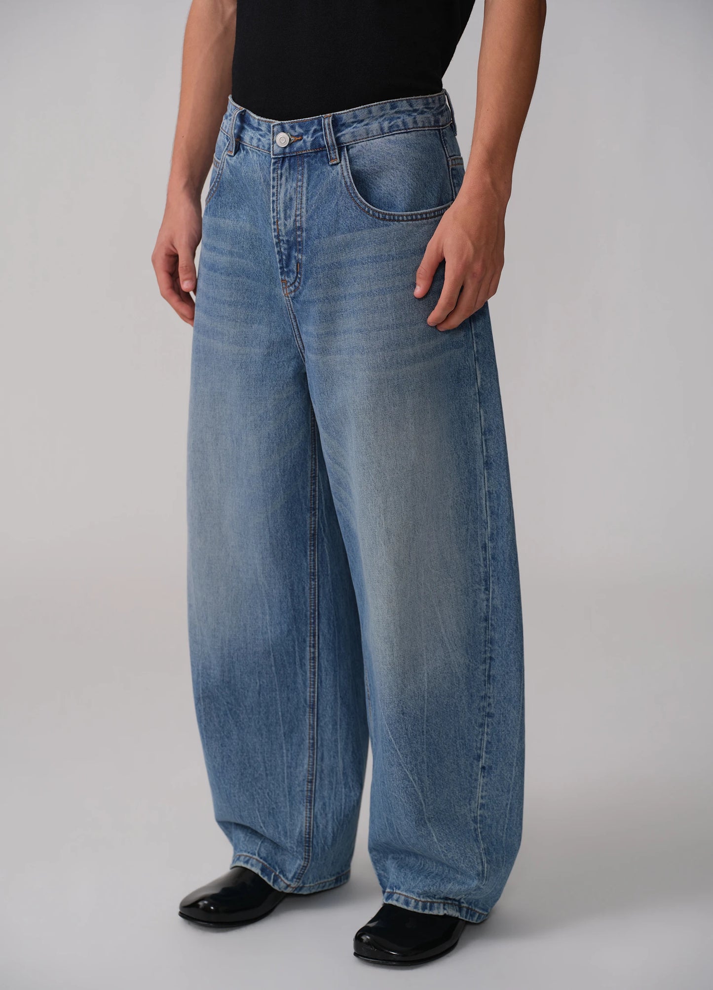 Faded Wide Denims