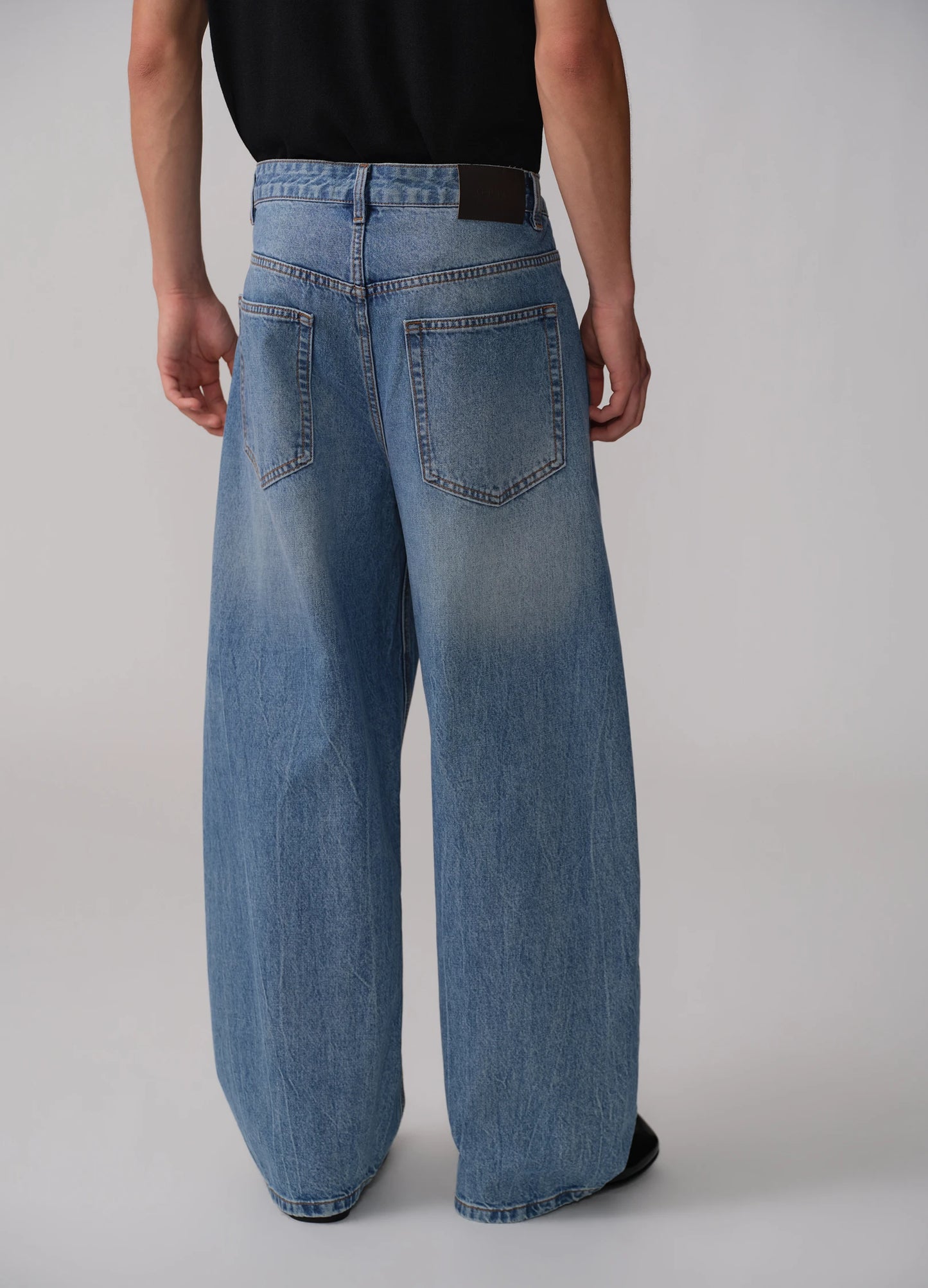 Faded Wide Denims