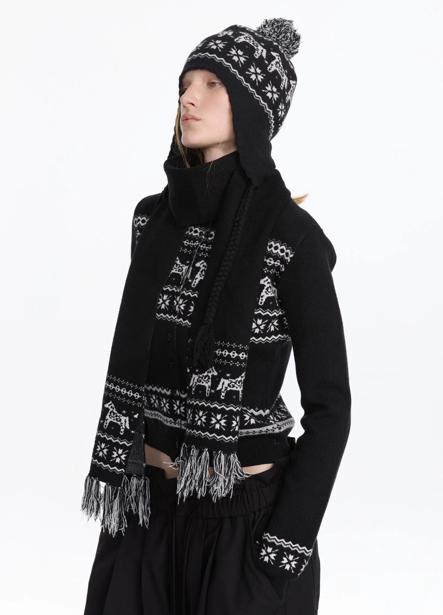 Fair Isle Pony Sweater