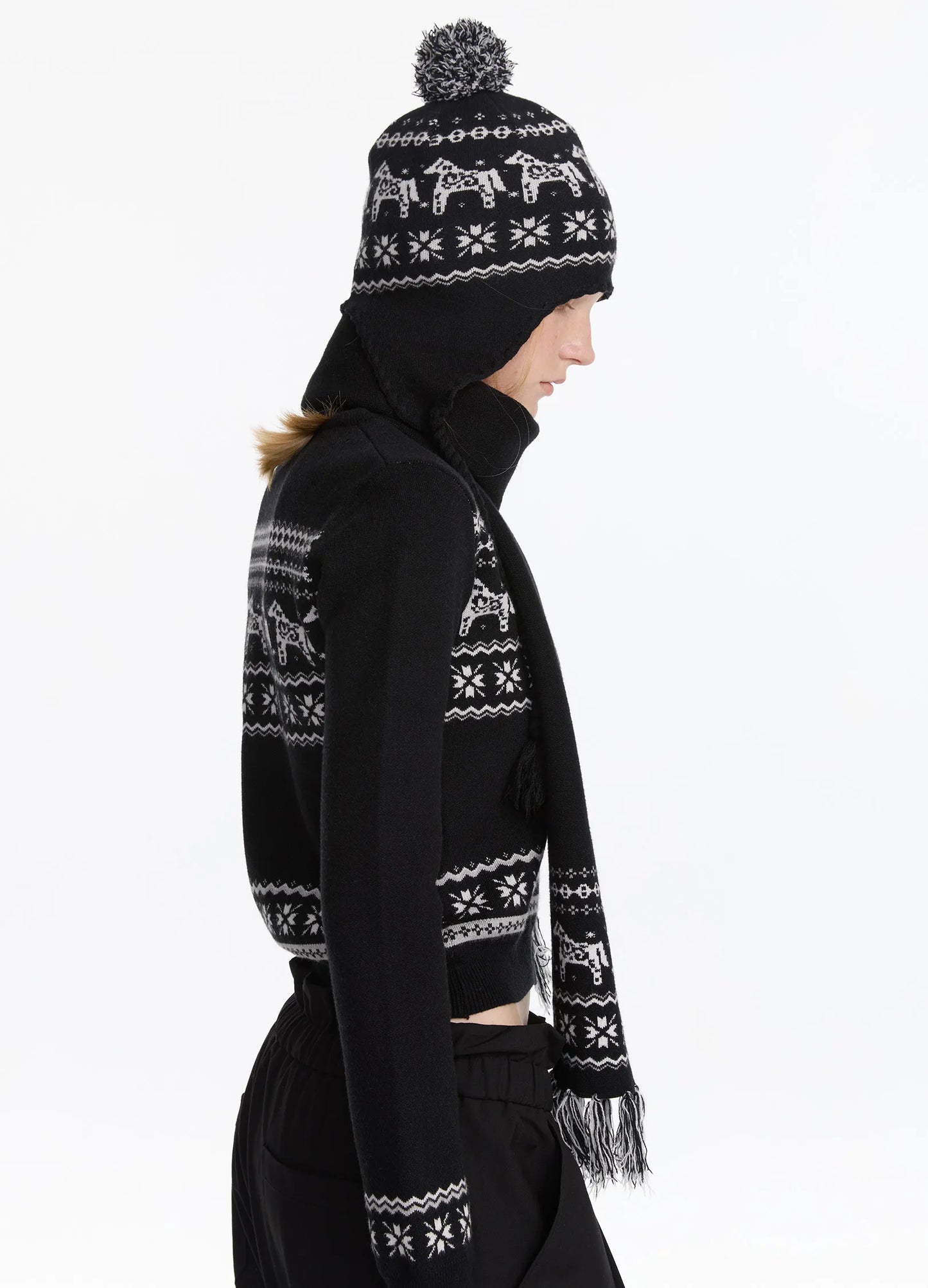 Fair Isle Pony Sweater