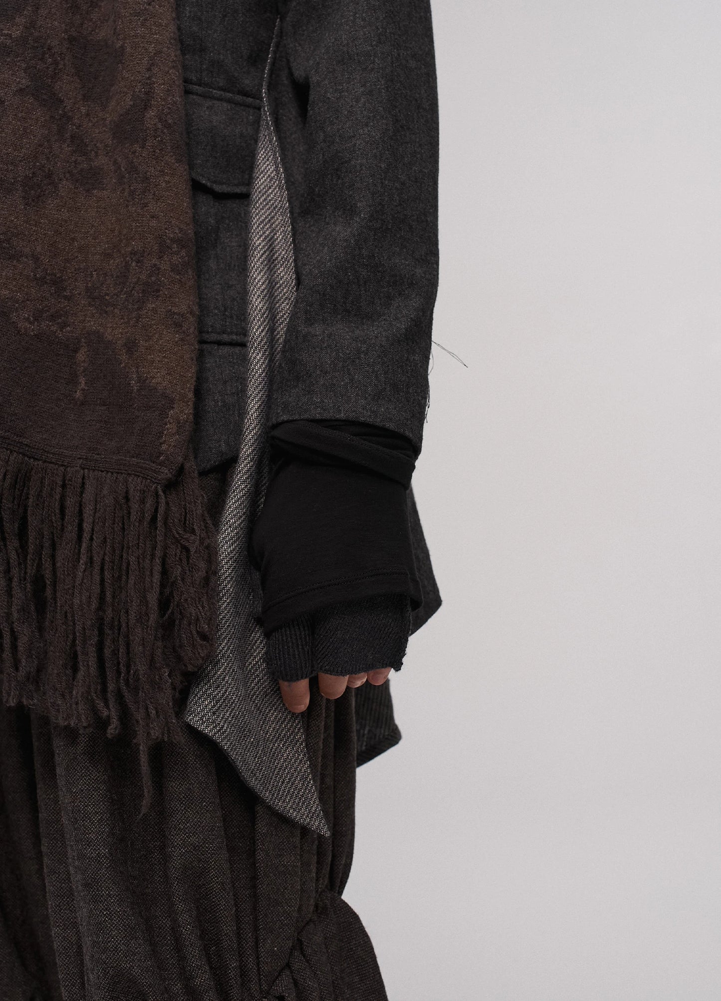 Fingerless Knit Gloves