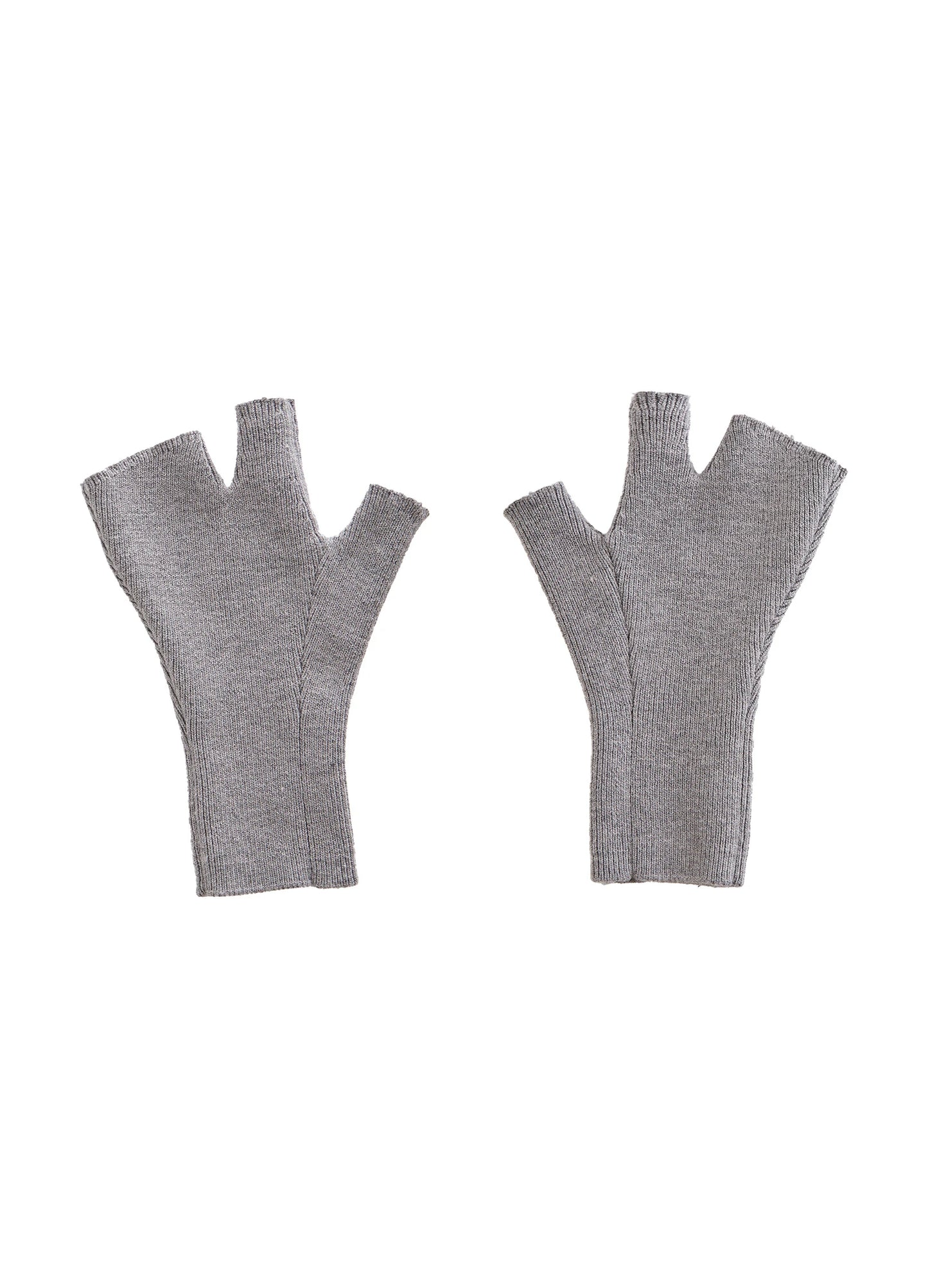 Fingerless Knit Gloves