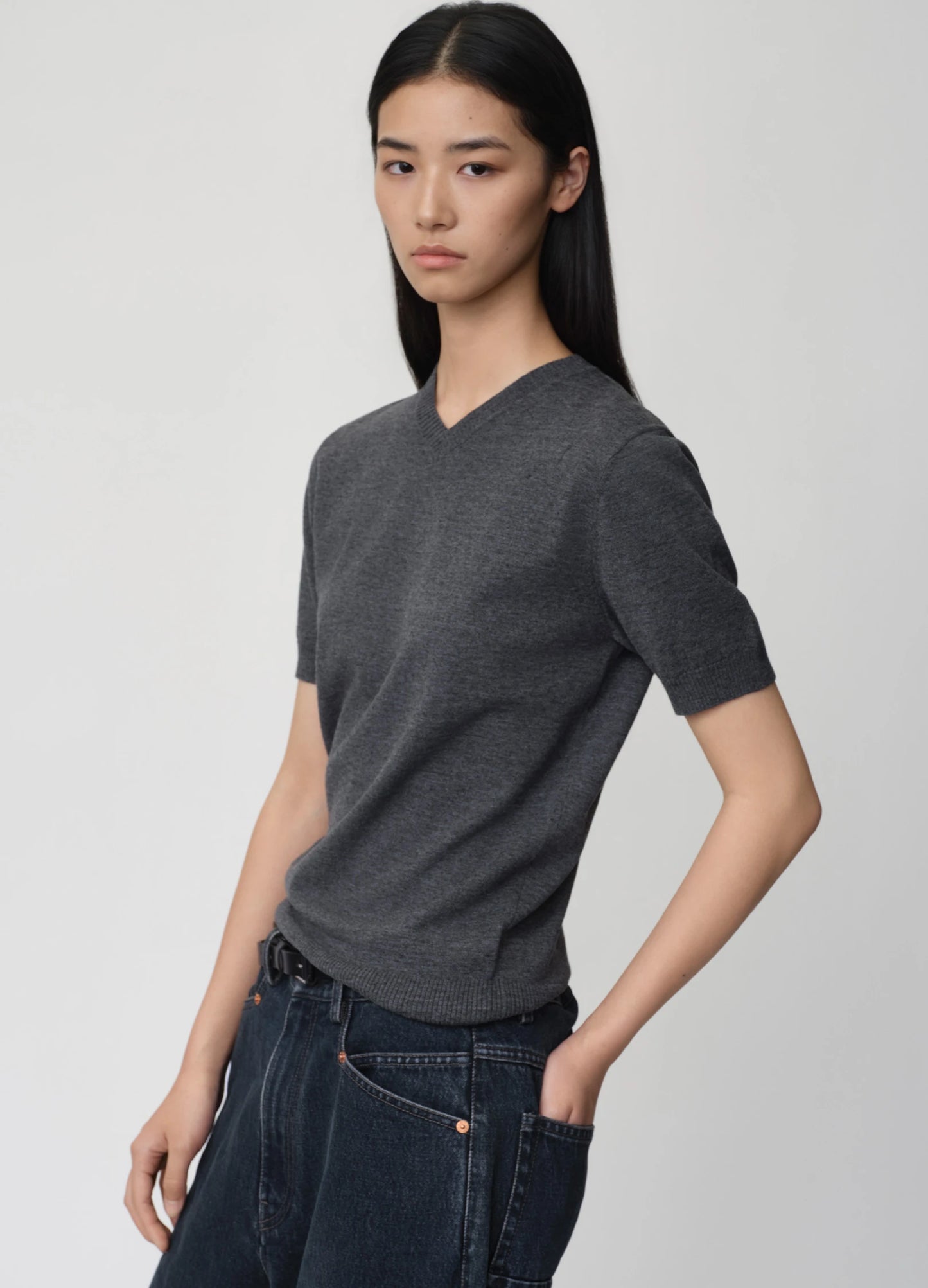 Fitted Knit Tee