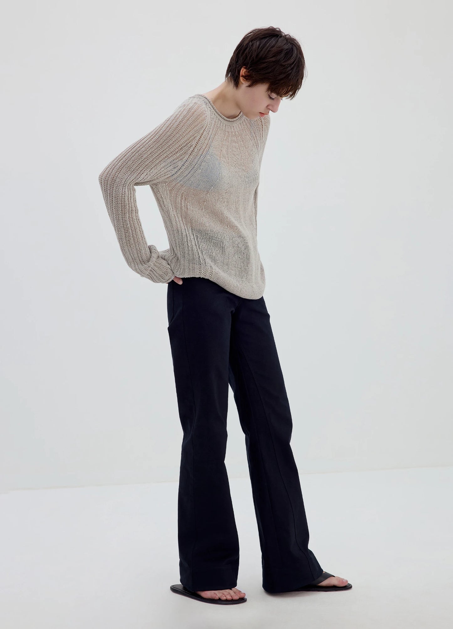 Fitted Rib Sweater