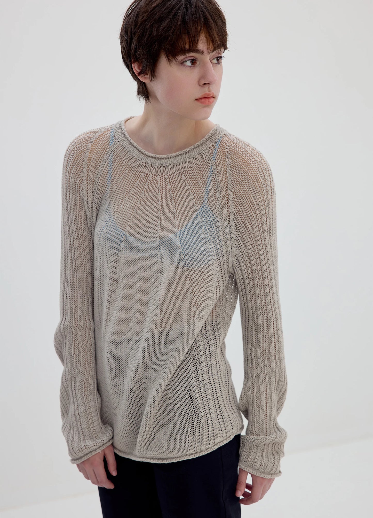 Fitted Rib Sweater