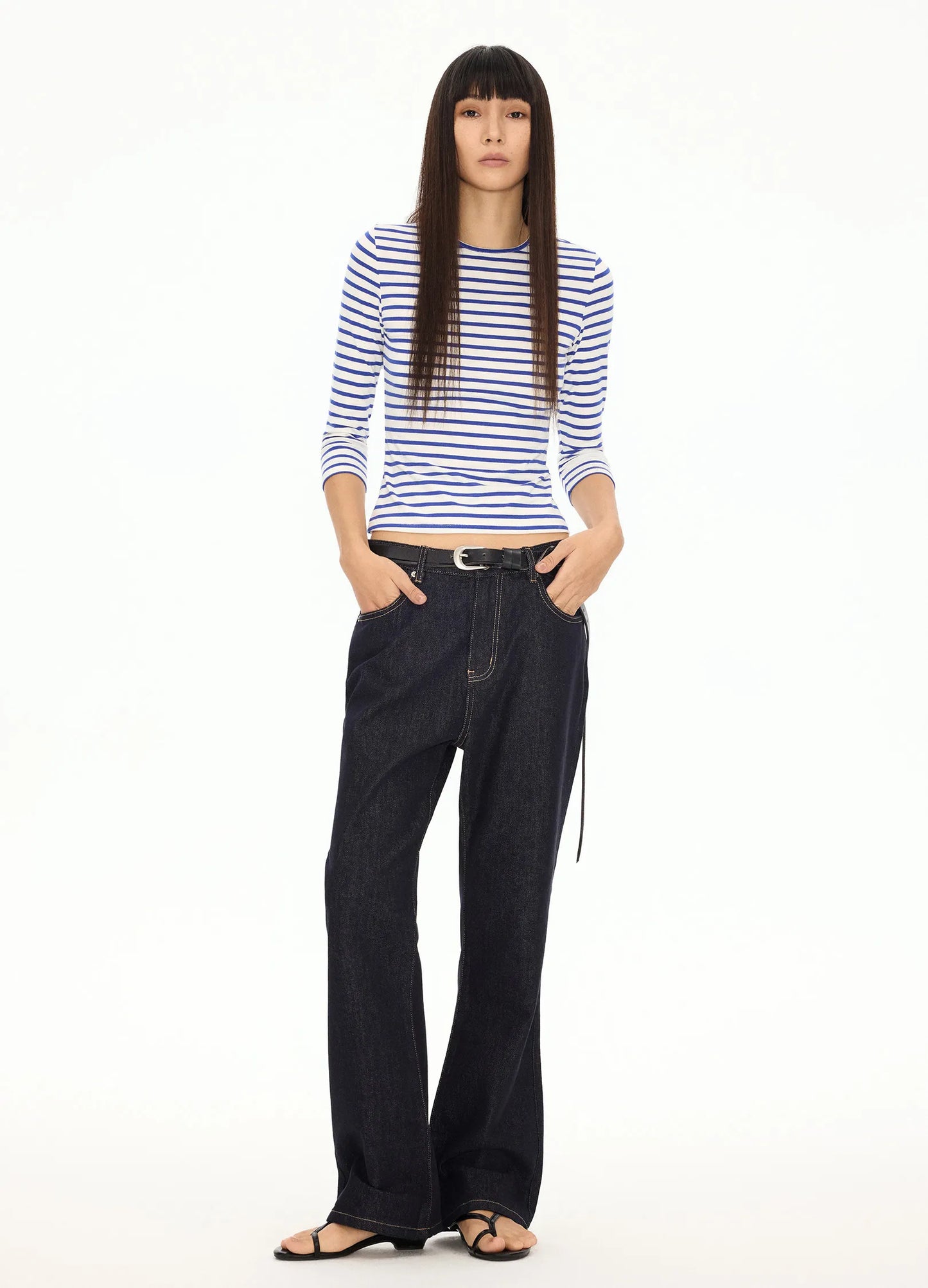 Fitted Striped Longsleeve