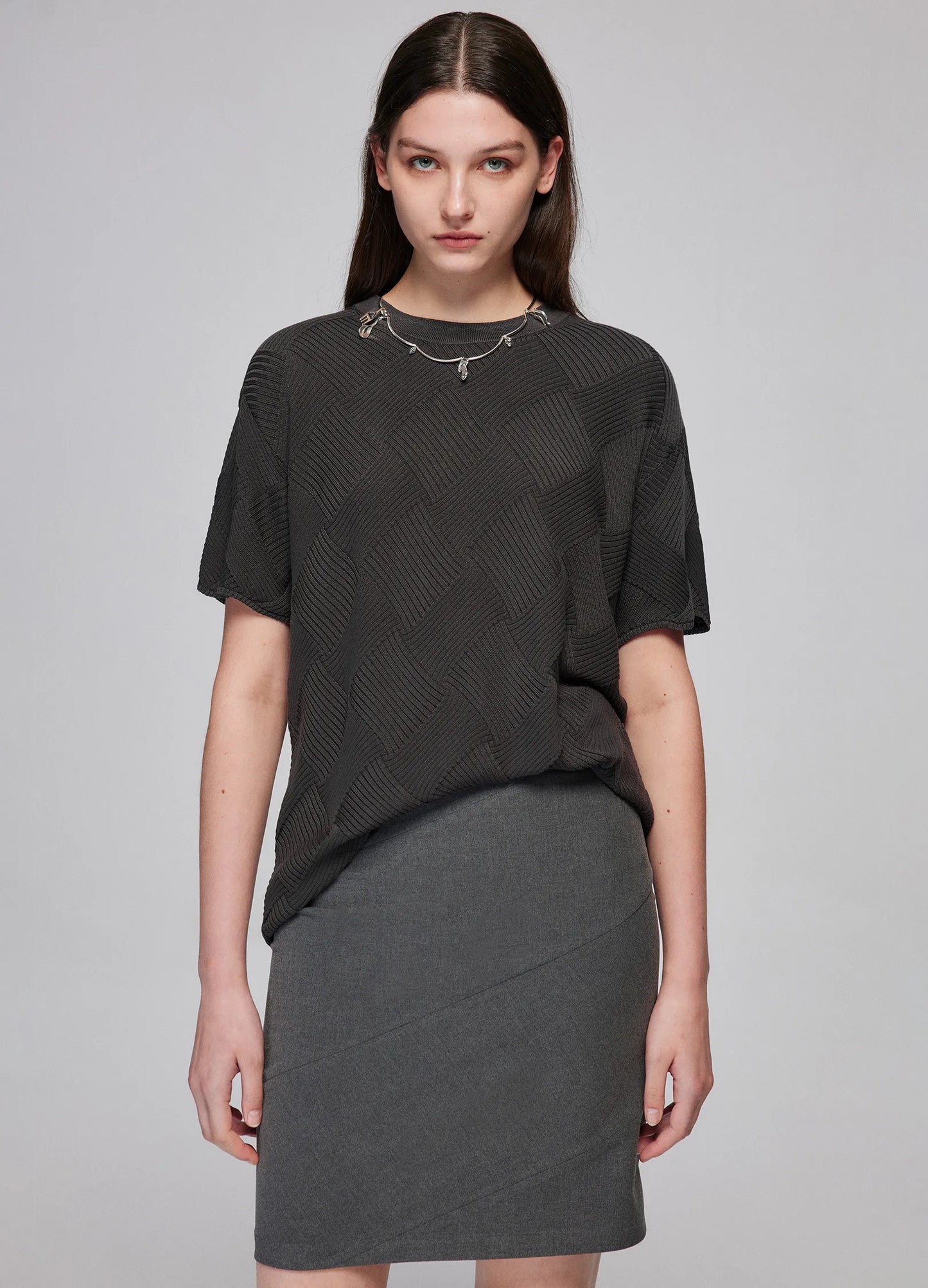 Fitted Tactical Mini Skirt