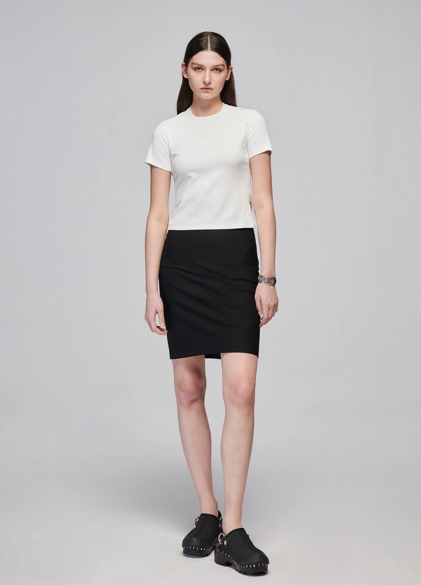 Fitted Tactical Mini Skirt
