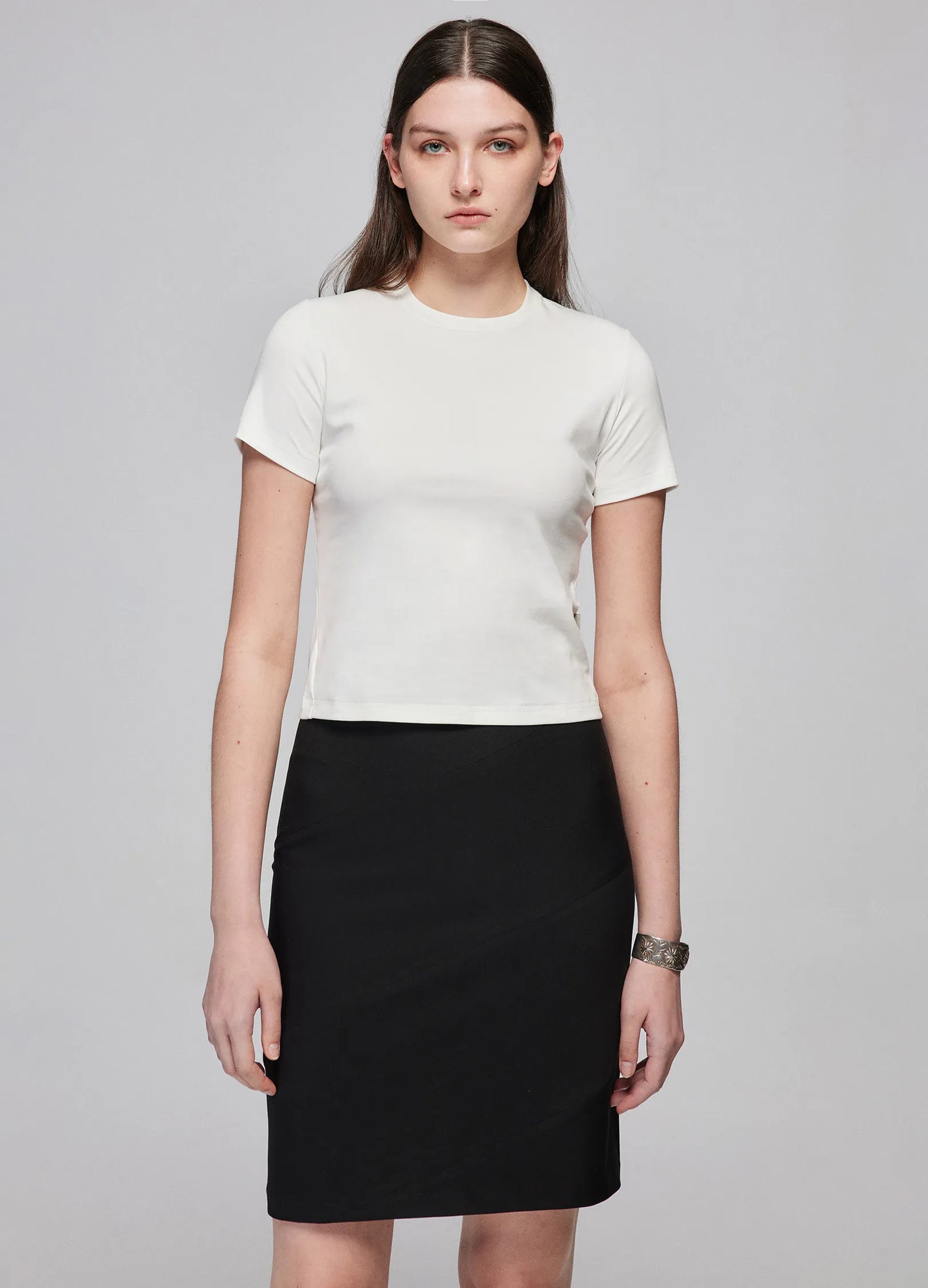 Fitted Tactical Mini Skirt