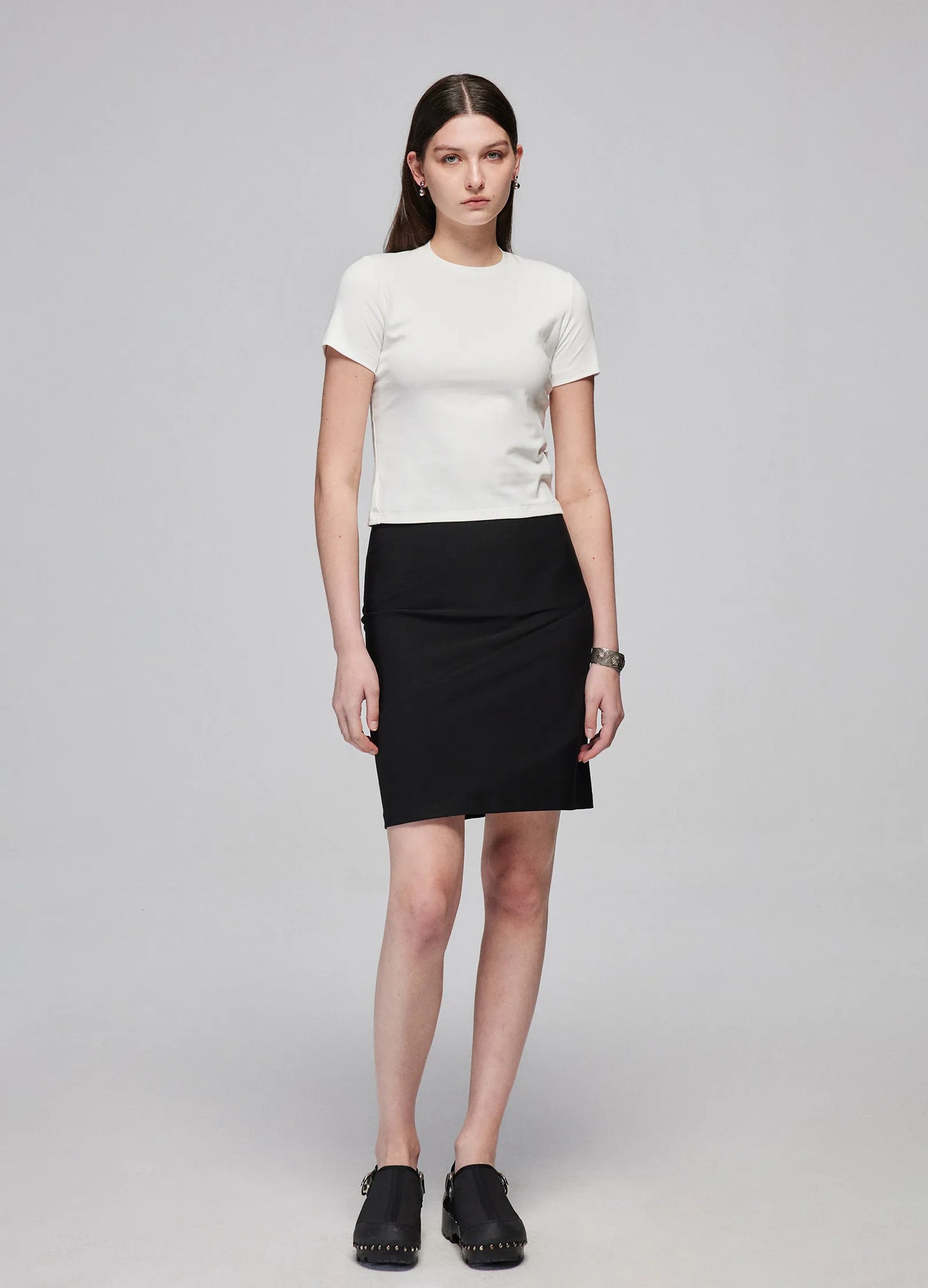 Fitted Tactical Mini Skirt