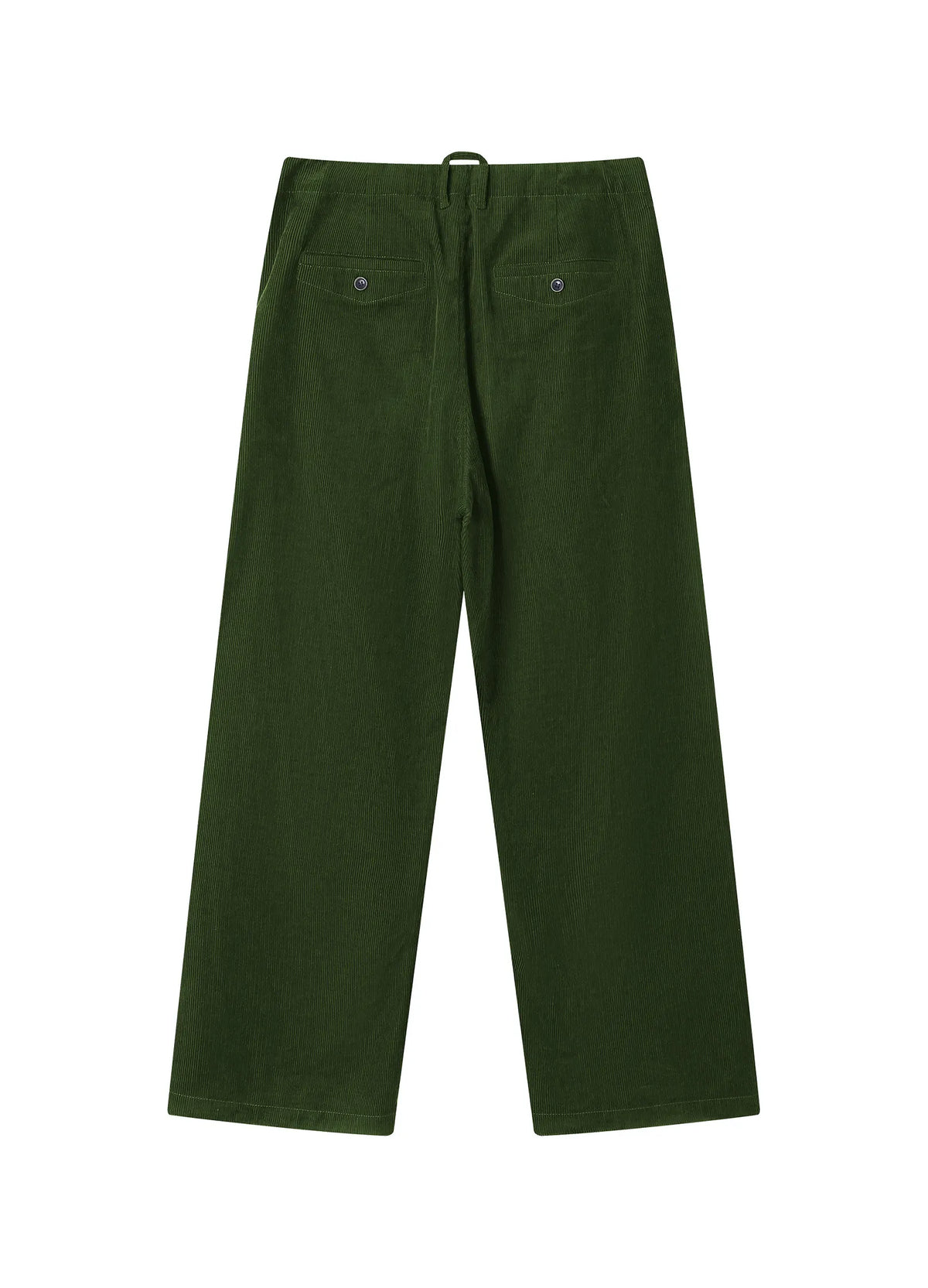 Fixed-Waist Corduroy Trousers