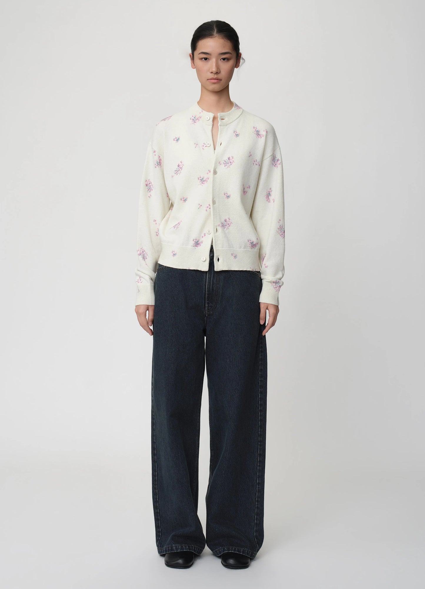 Floral Knit Cardigan