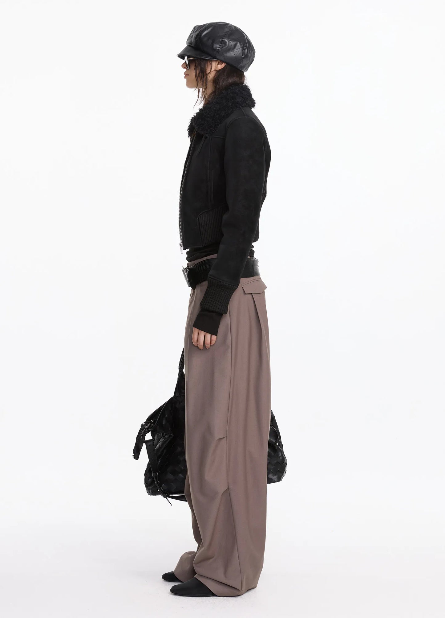 Fluid Pleated Pants