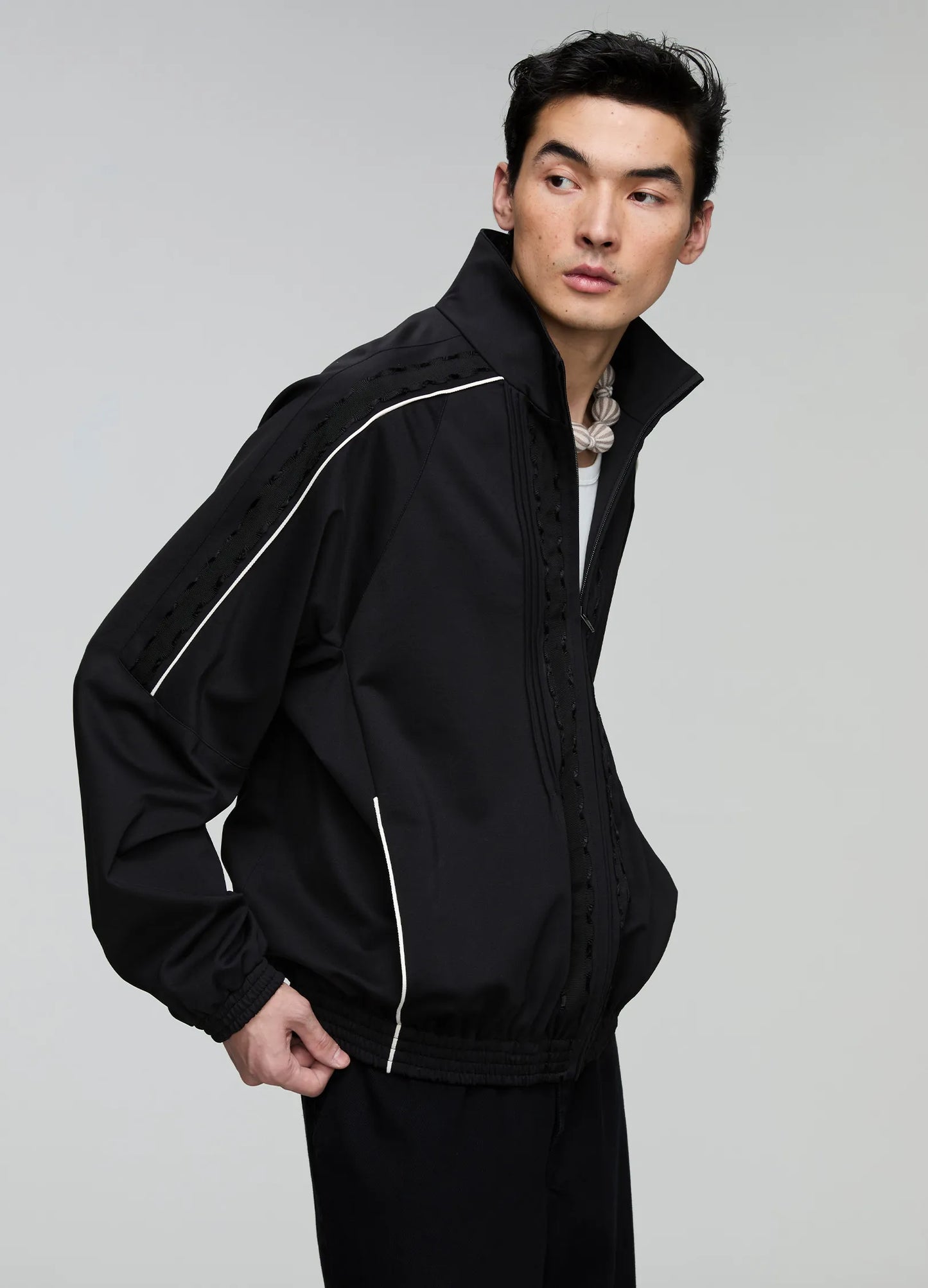 Frayed Track Jacket