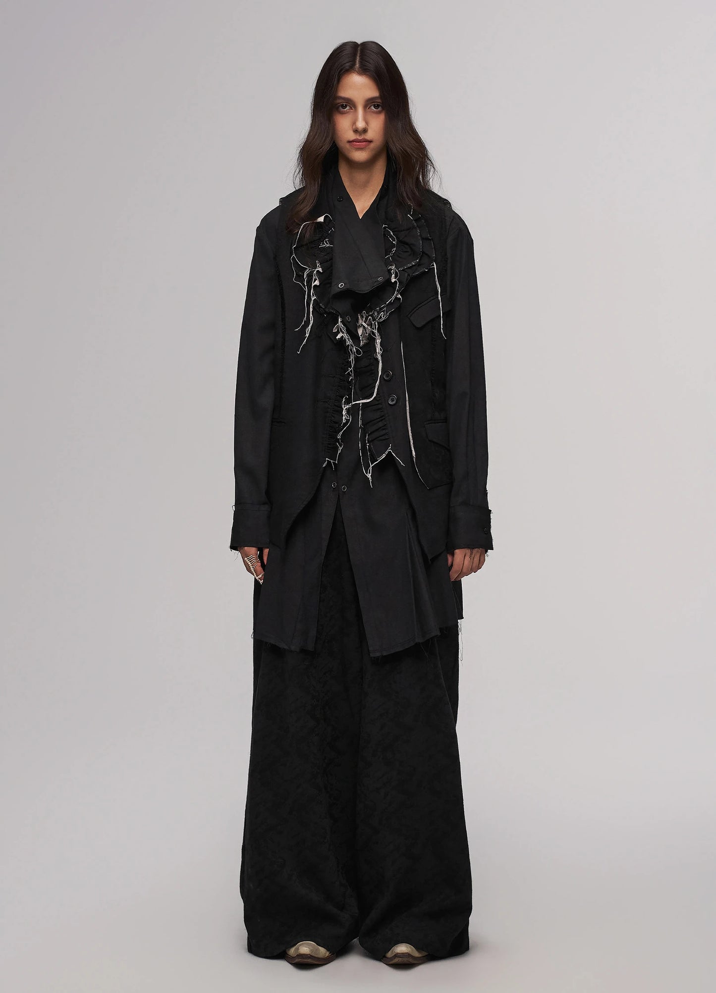 Fringe Collar Vest