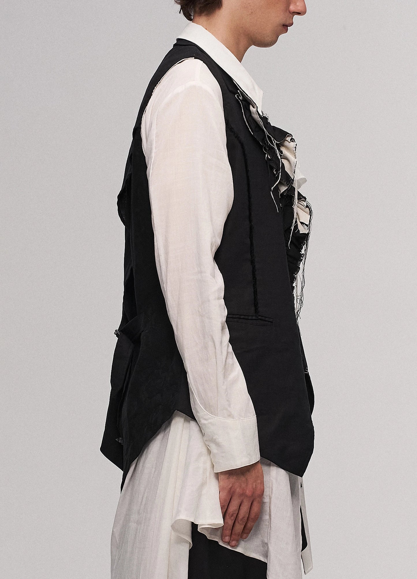 Fringe Collar Vest