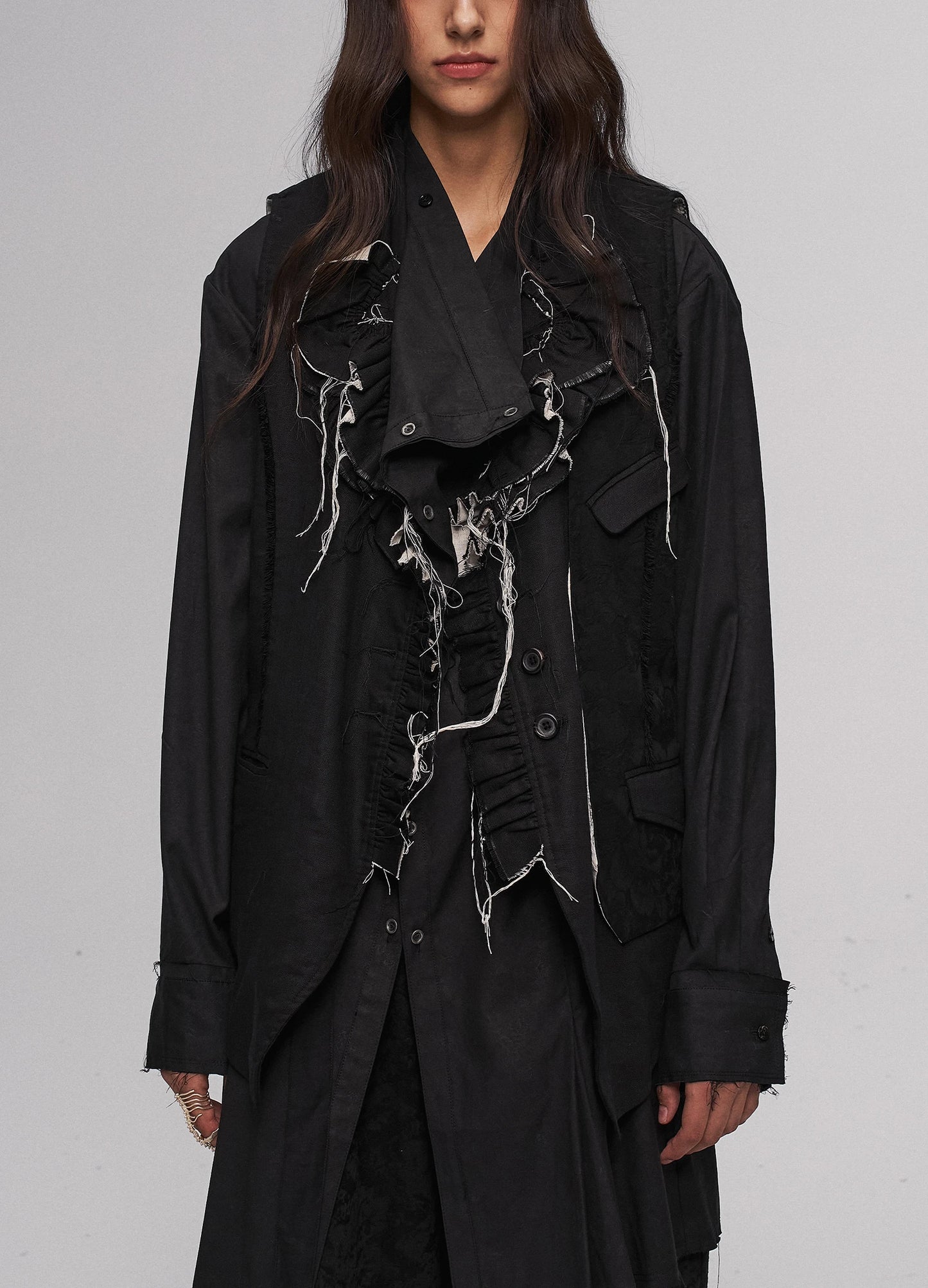 Fringe Collar Vest