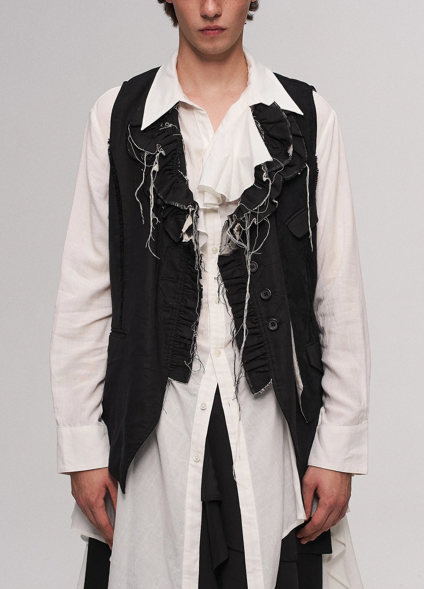 Fringe Collar Vest