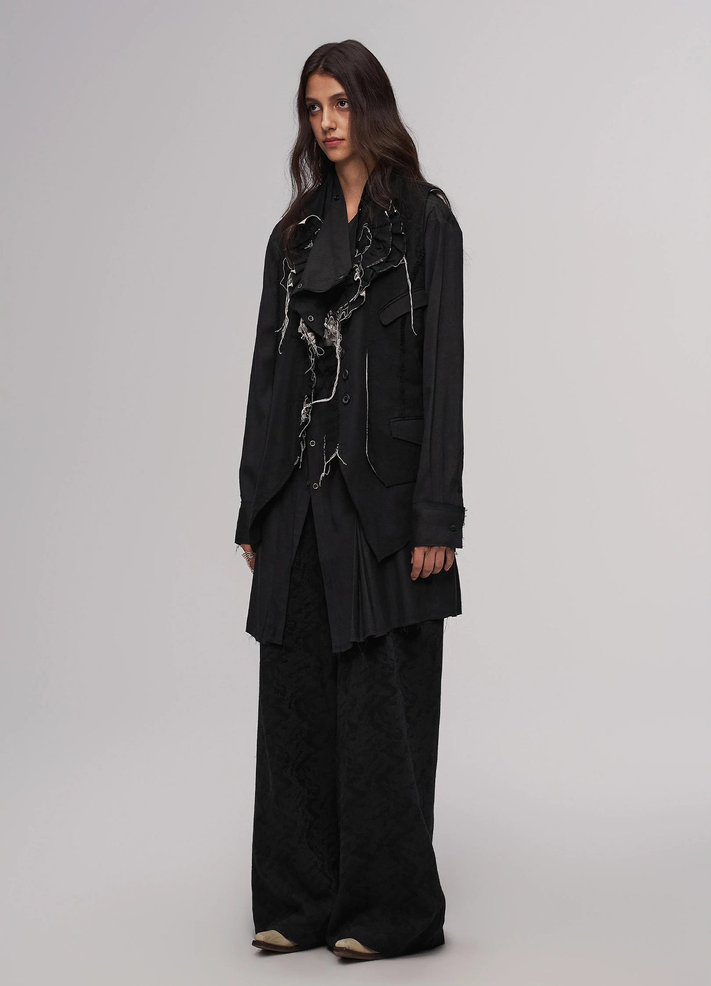 Fringe Collar Vest