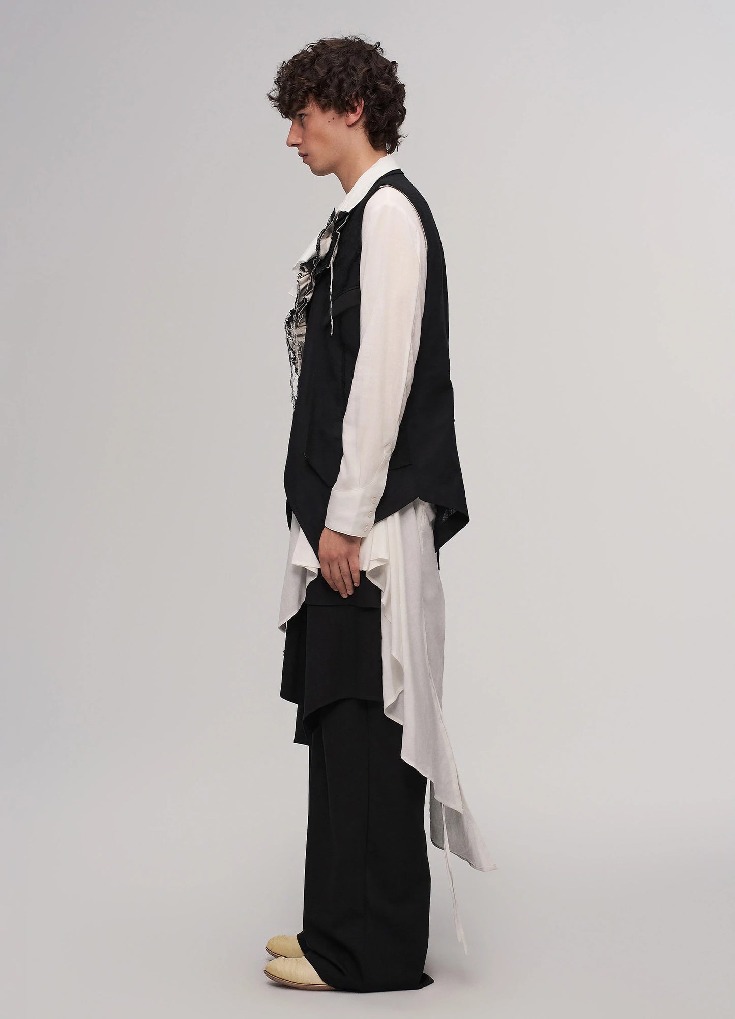 Fringe Collar Vest
